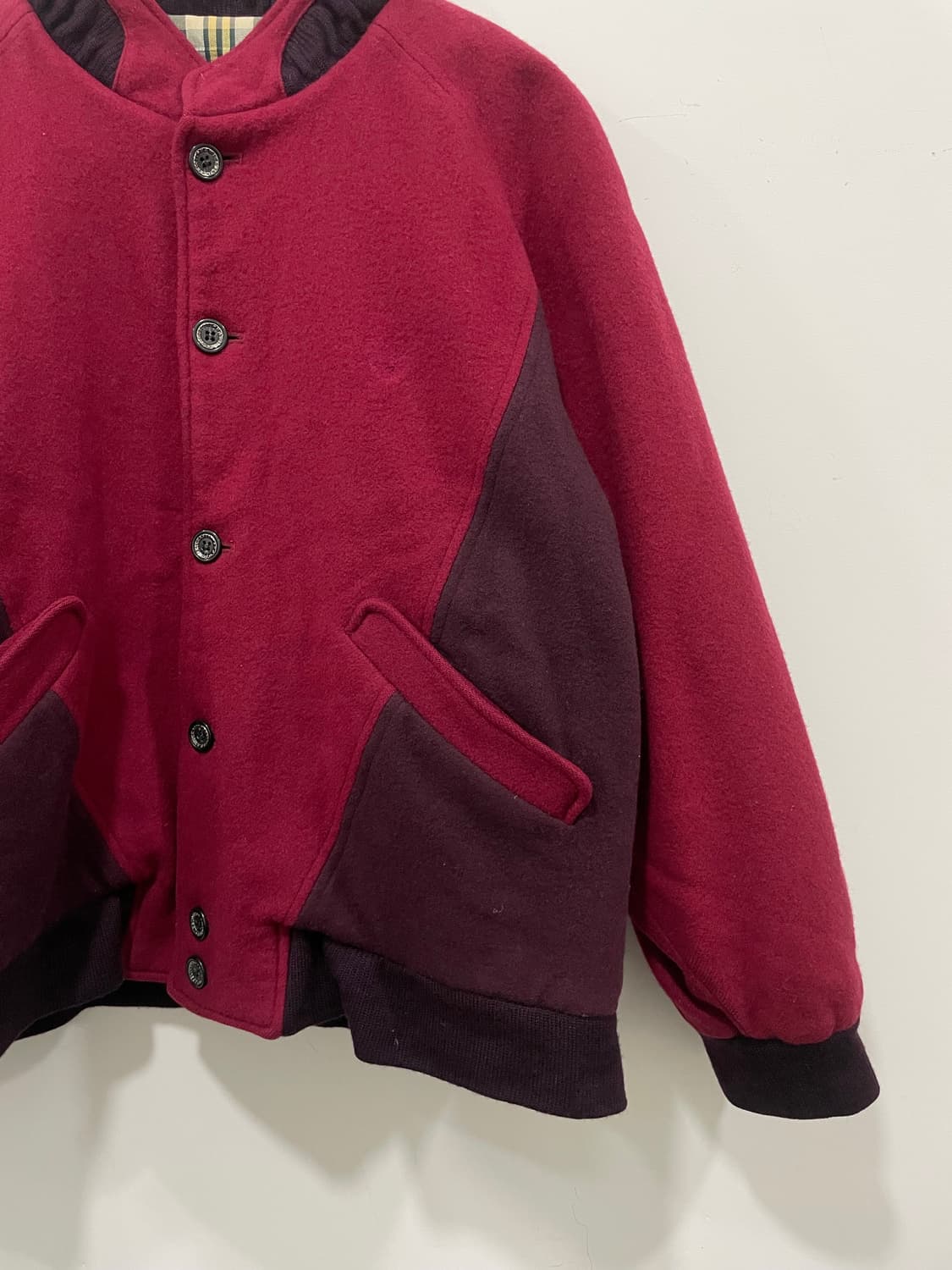 Vtg 투톤 울 봄버자켓  상품이미지6