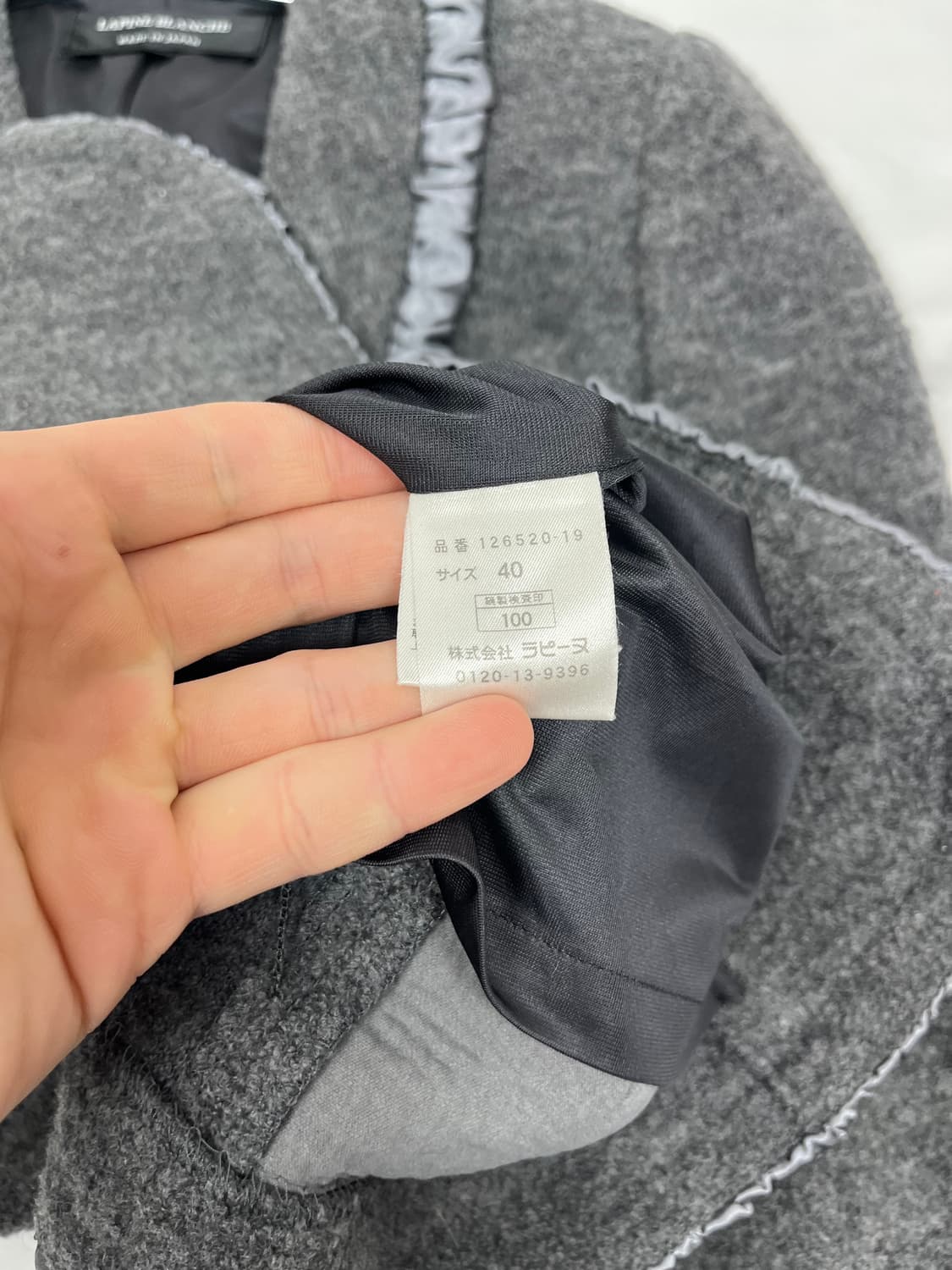 Vintage (maede in japan) 셔링 블레이저 상품이미지6