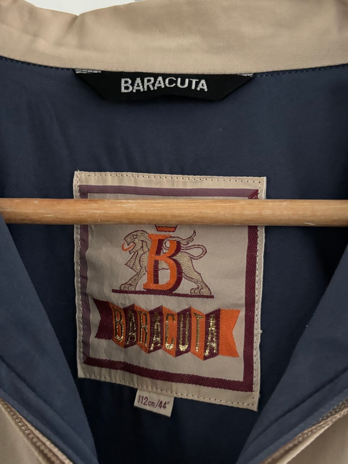 Baracuta 바라쿠타 90’s 베이지 로고 G-9 헤링턴 자켓 상품이미지6