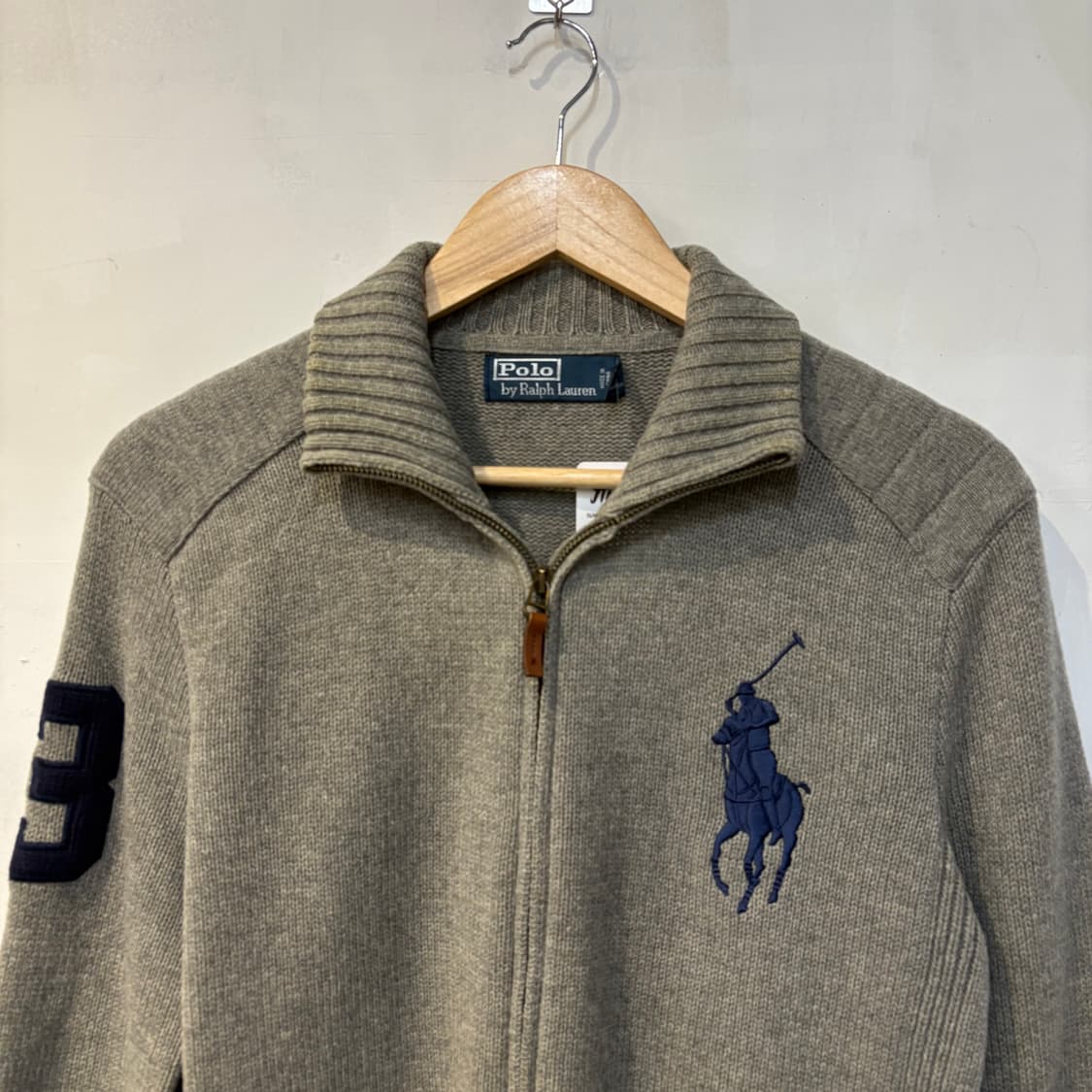 폴로 랄프 로렌 빅포니 니트집업 상품이미지3