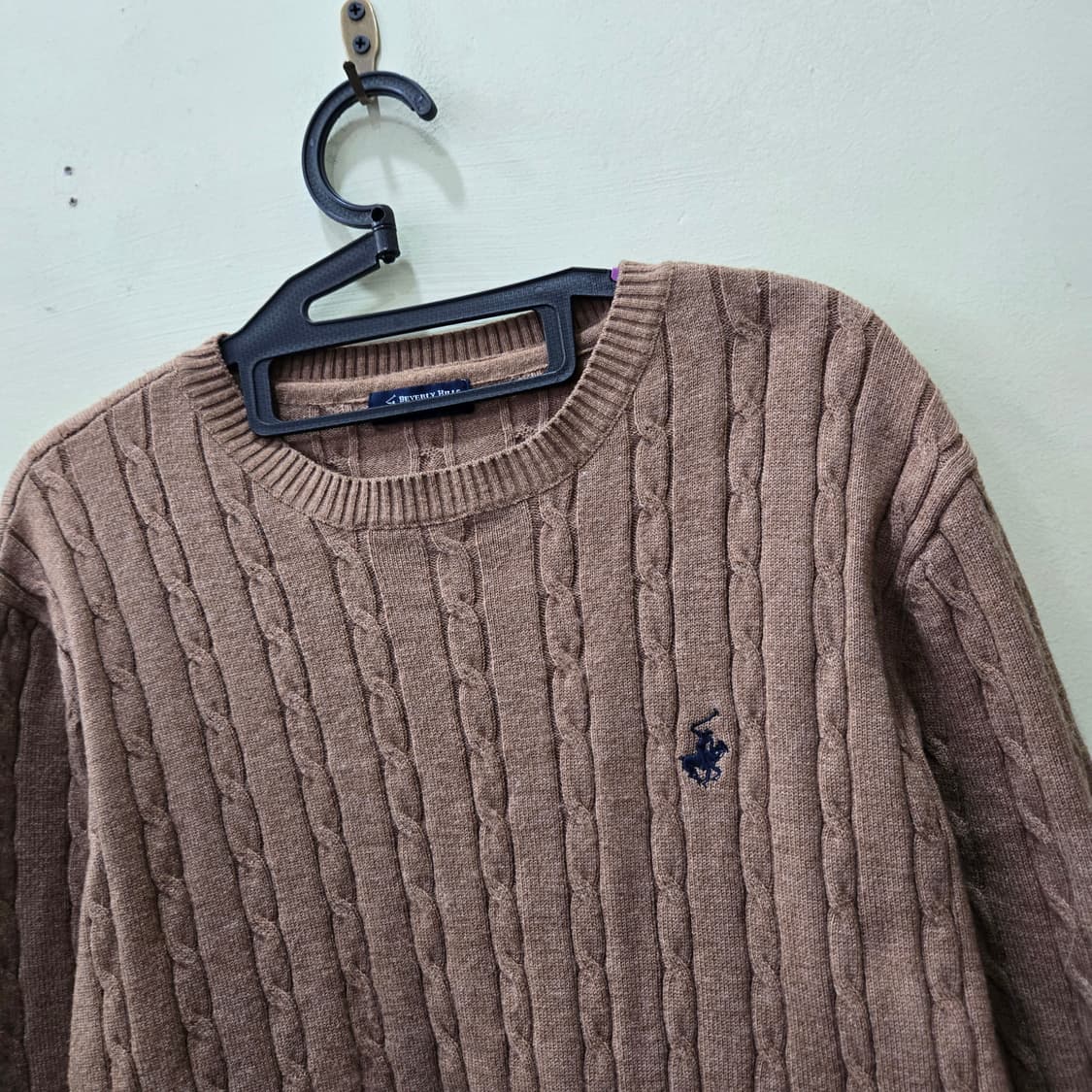 비버리힐즈 폴로클럽 케이블 니트 (100) 상품이미지2