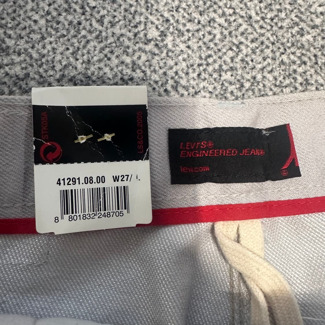 리바이스 워싱 데님팬츠 상품이미지4