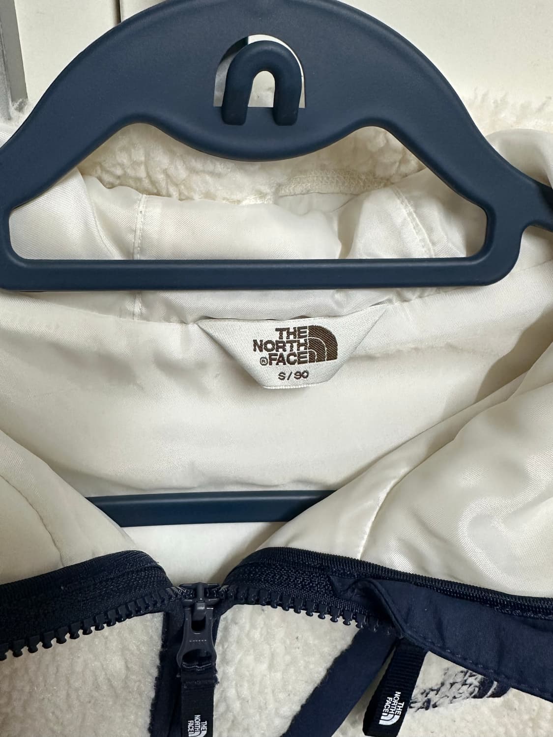 노스페이스 아노락 뽀글이 후드집업 화이트 S(90) 상품이미지5