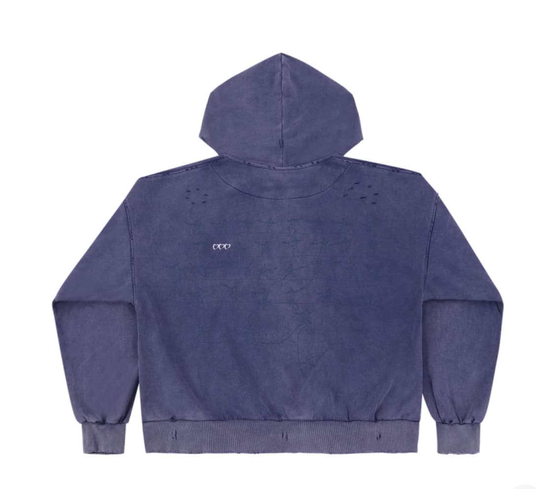 Luvluvluv 빈티지 워싱 후드티 xl 새상품 상품이미지2