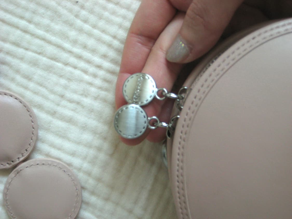 [2회 착용] bambole 밤볼레 백 1 베이지 핑크 _ 원가 47만원 상품이미지8