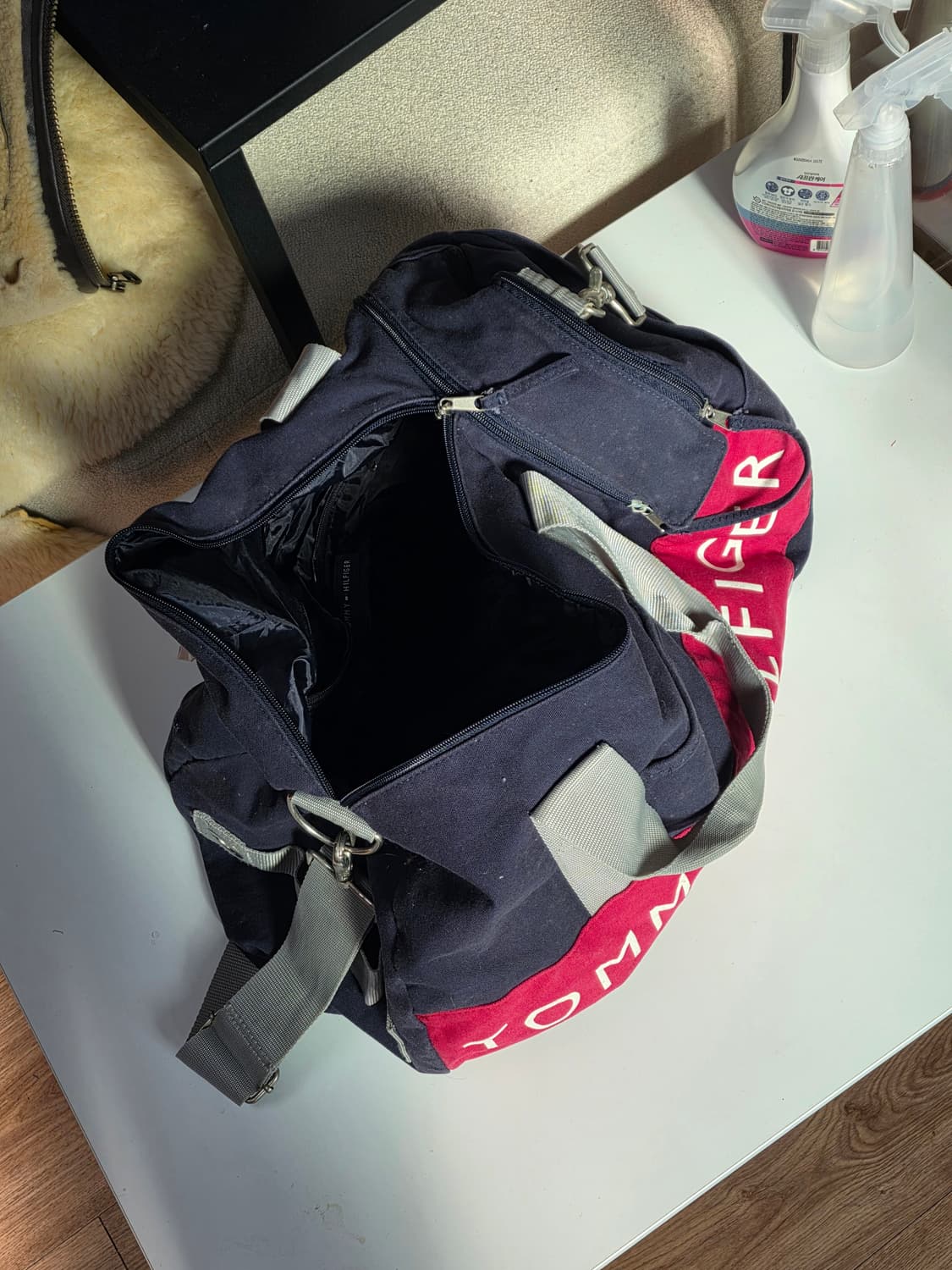 90s 타미힐피거 올드스쿨 더플백 상품이미지2