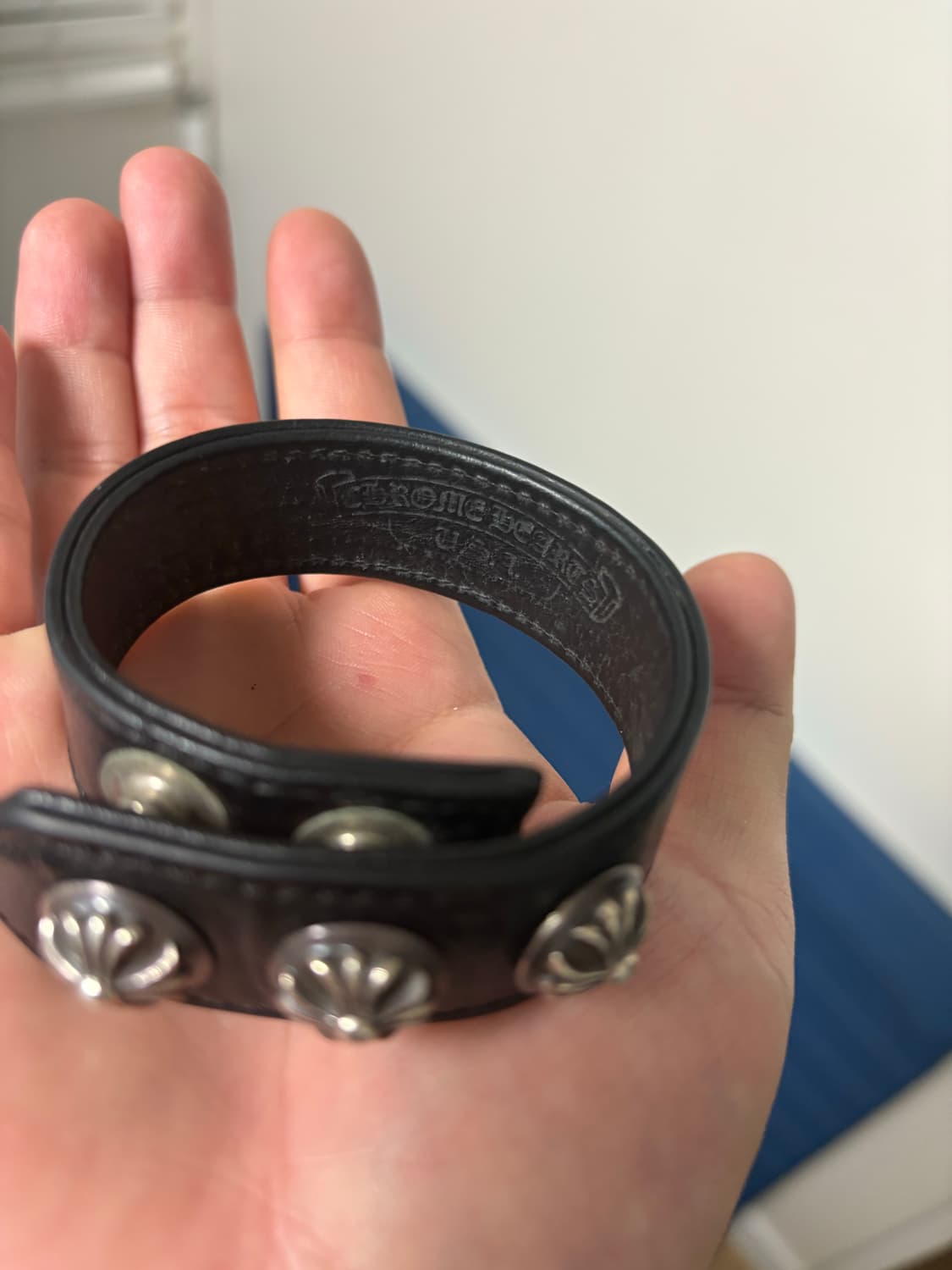 크롬하츠 레더 팔찌 상품이미지3