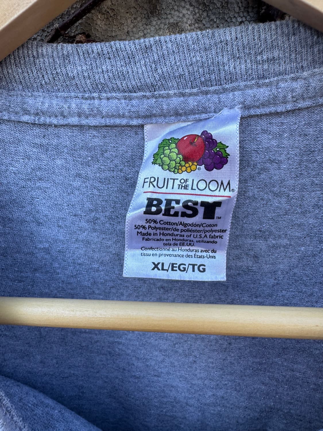 00s fruit of the loom 빈티지 프린팅 반팔 티셔츠 xl 상품이미지3