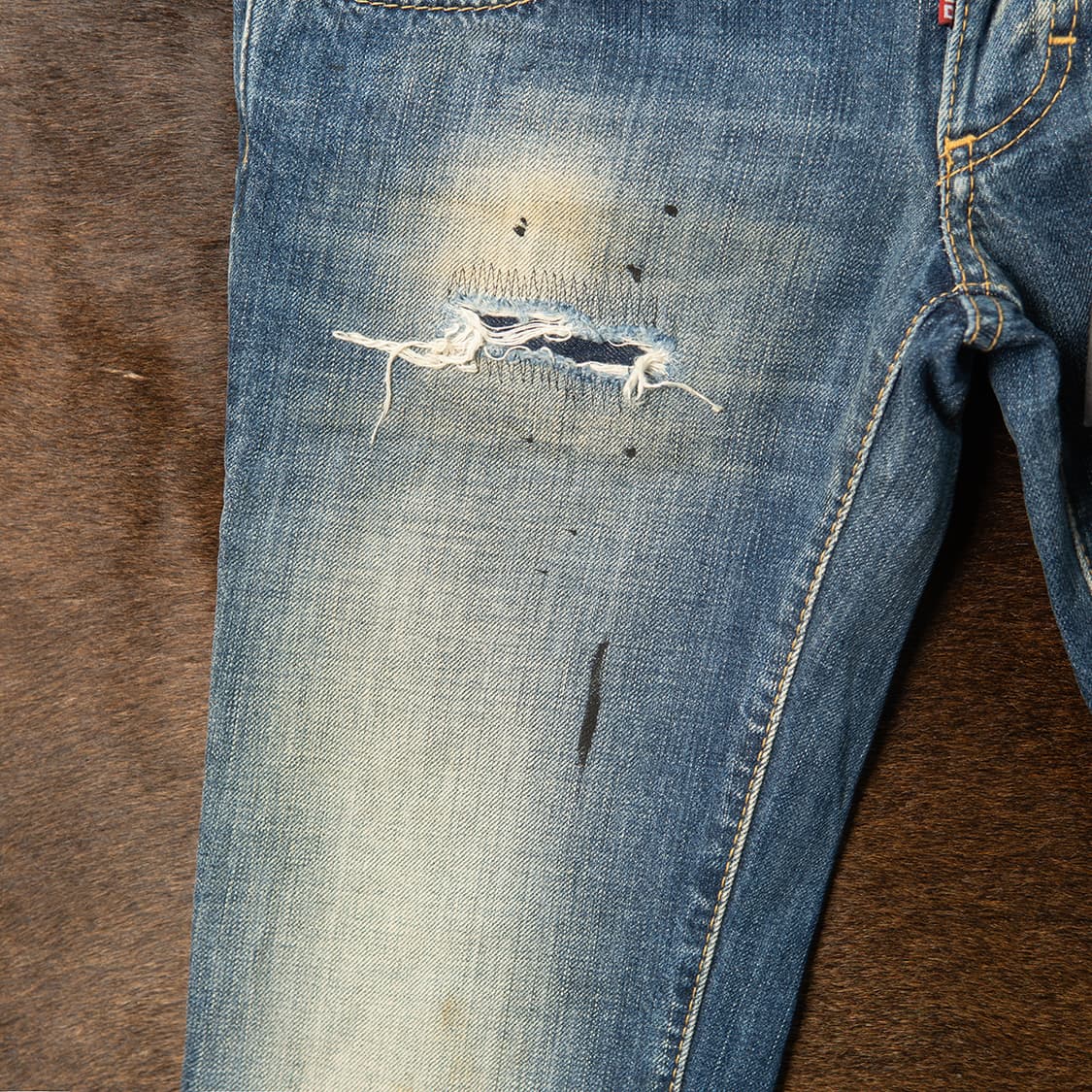 [25] 디스퀘어드 2012ss 슬림핏 워싱 데님팬츠  상품이미지2