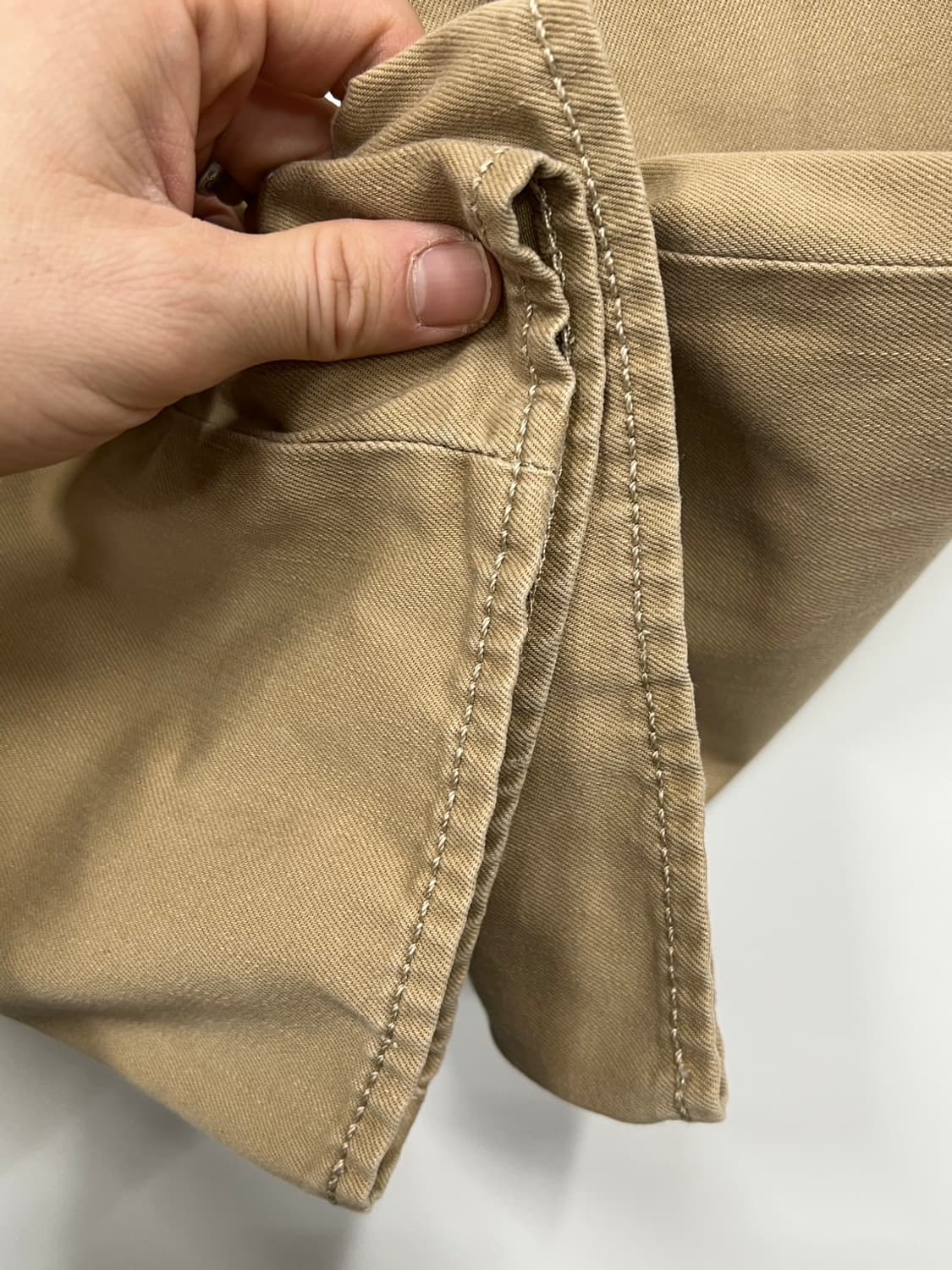 리바이스 505 베이지 코튼 팬츠 면바지 상품이미지4