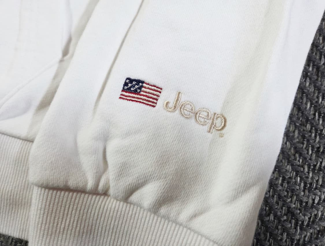 지프 JEEP 성조기 화이트 후드집업 상품이미지4
