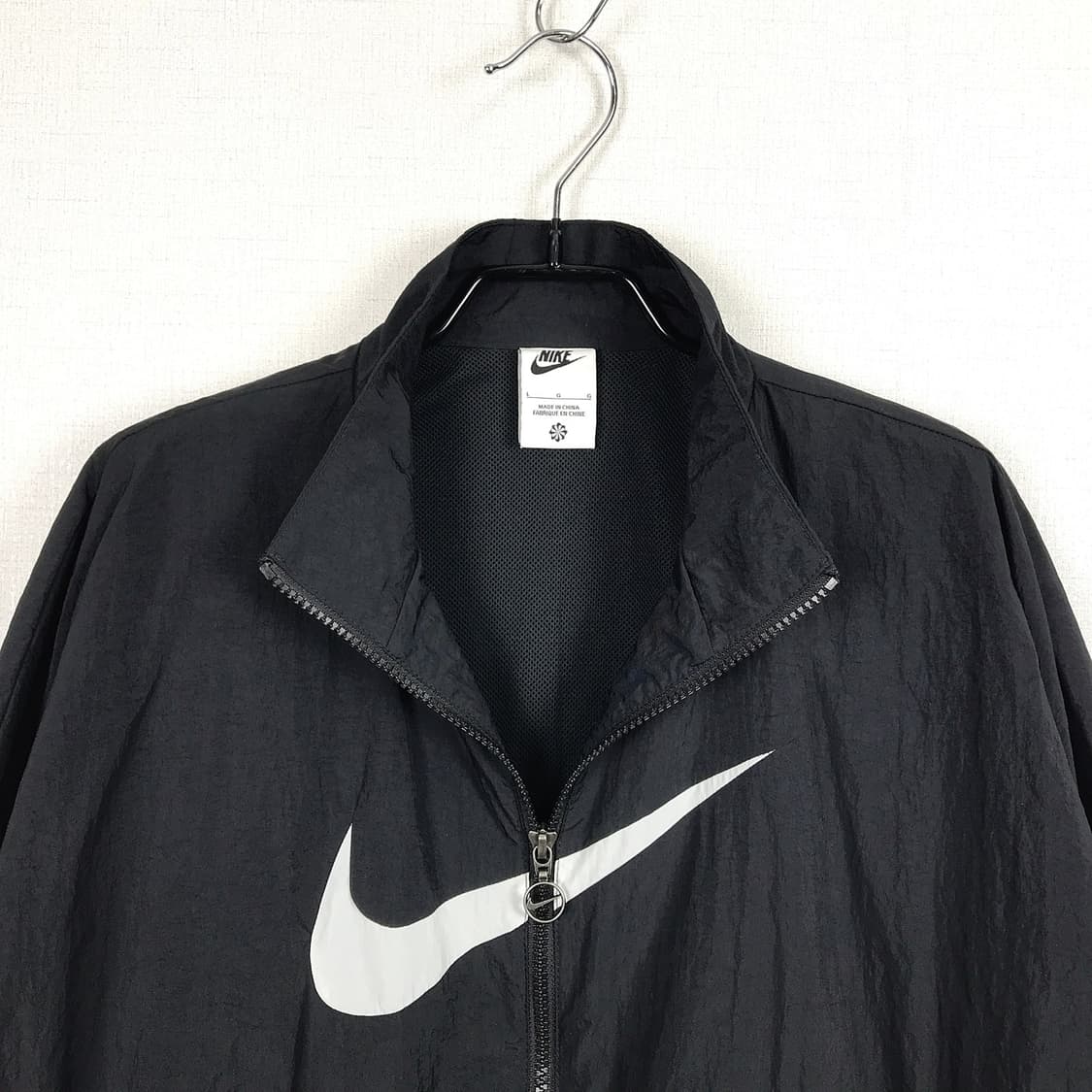 나이키 NSW 에센셜 오버핏 우븐 바람막이 자켓 여성L 상품이미지3