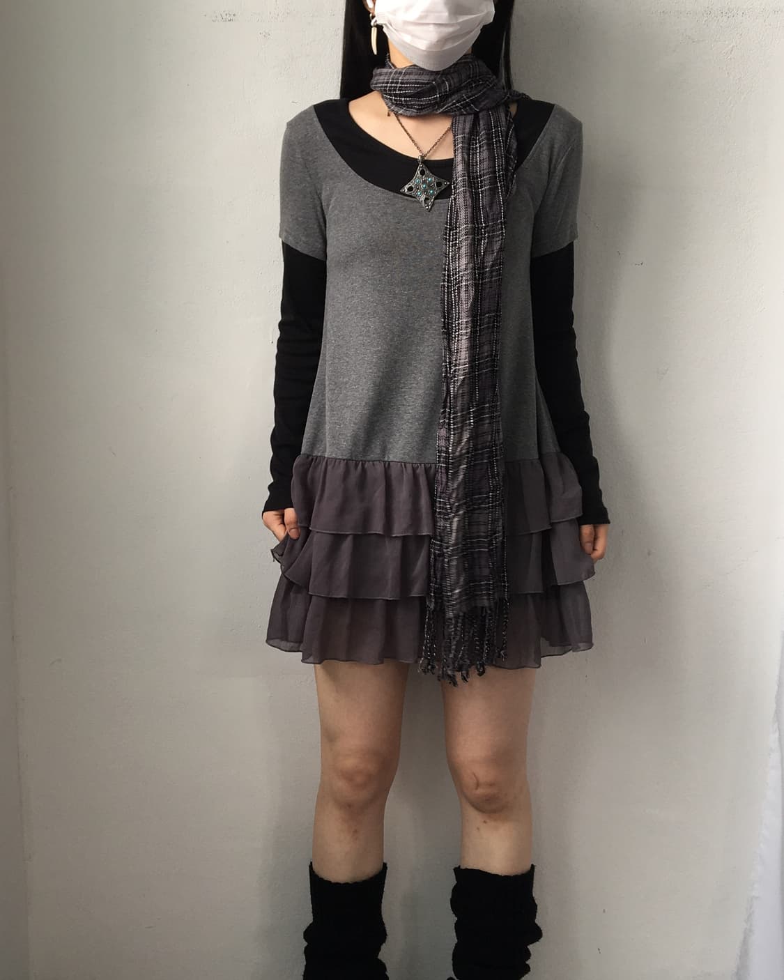 check pattern scarf 상품이미지5