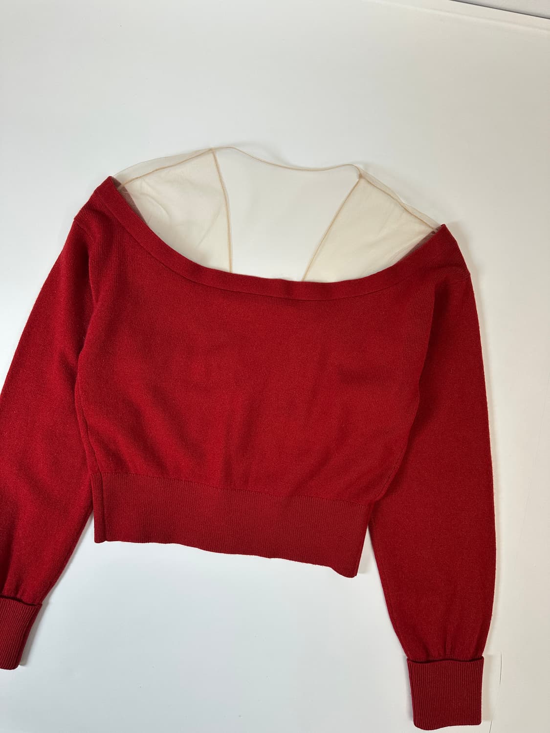 알렉산더왕 시스루 오프숄더 가디건 상품이미지3