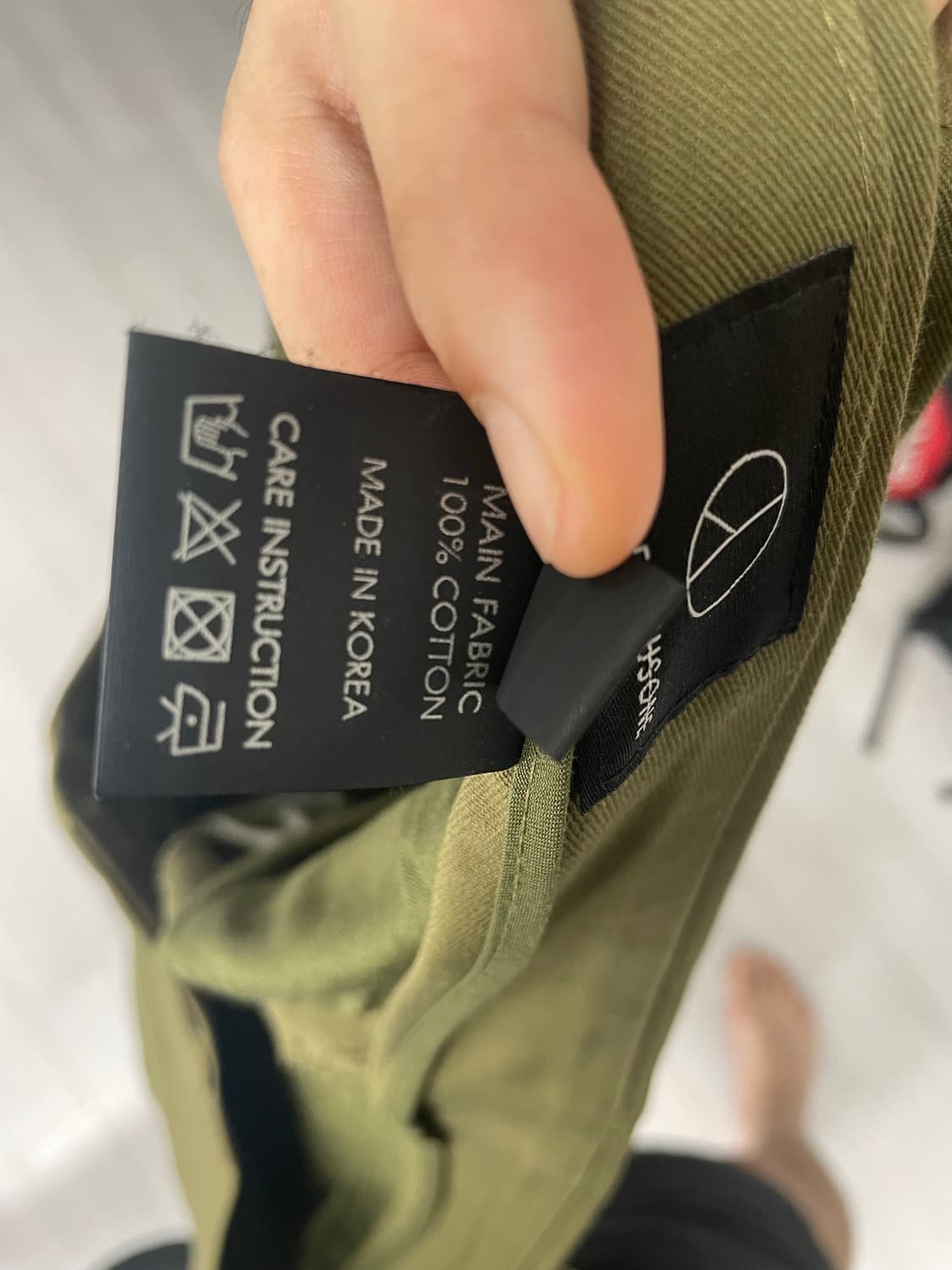 피스마이너스원 워크팬츠 카키 상품이미지8