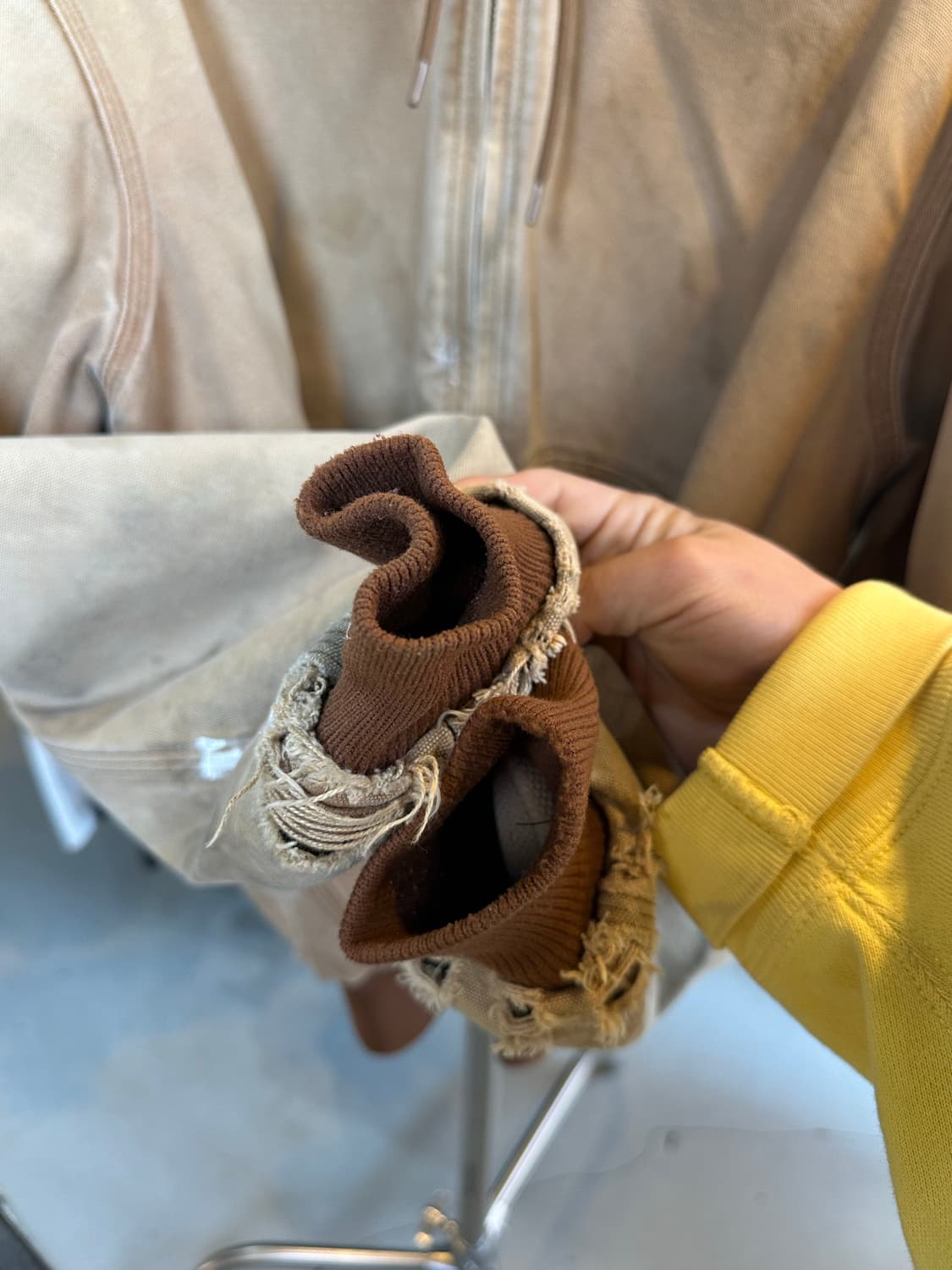 칼하트 디트로이트 페인팅 덕 액티브 워크자켓 made in usa 상품이미지5