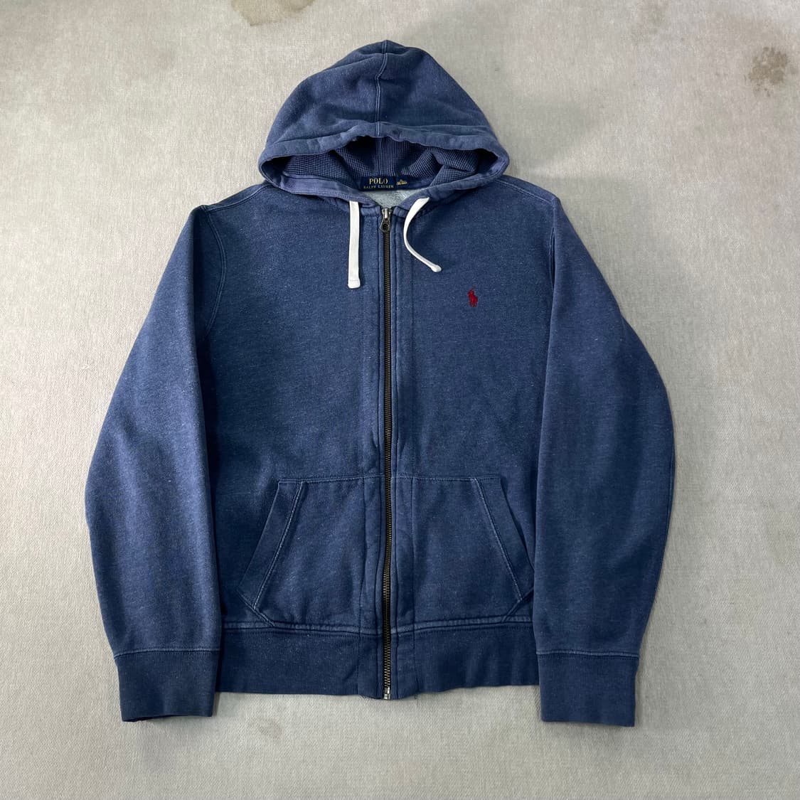 105 폴로랄프로렌 블루그레이 와플 후드집업 상품이미지1