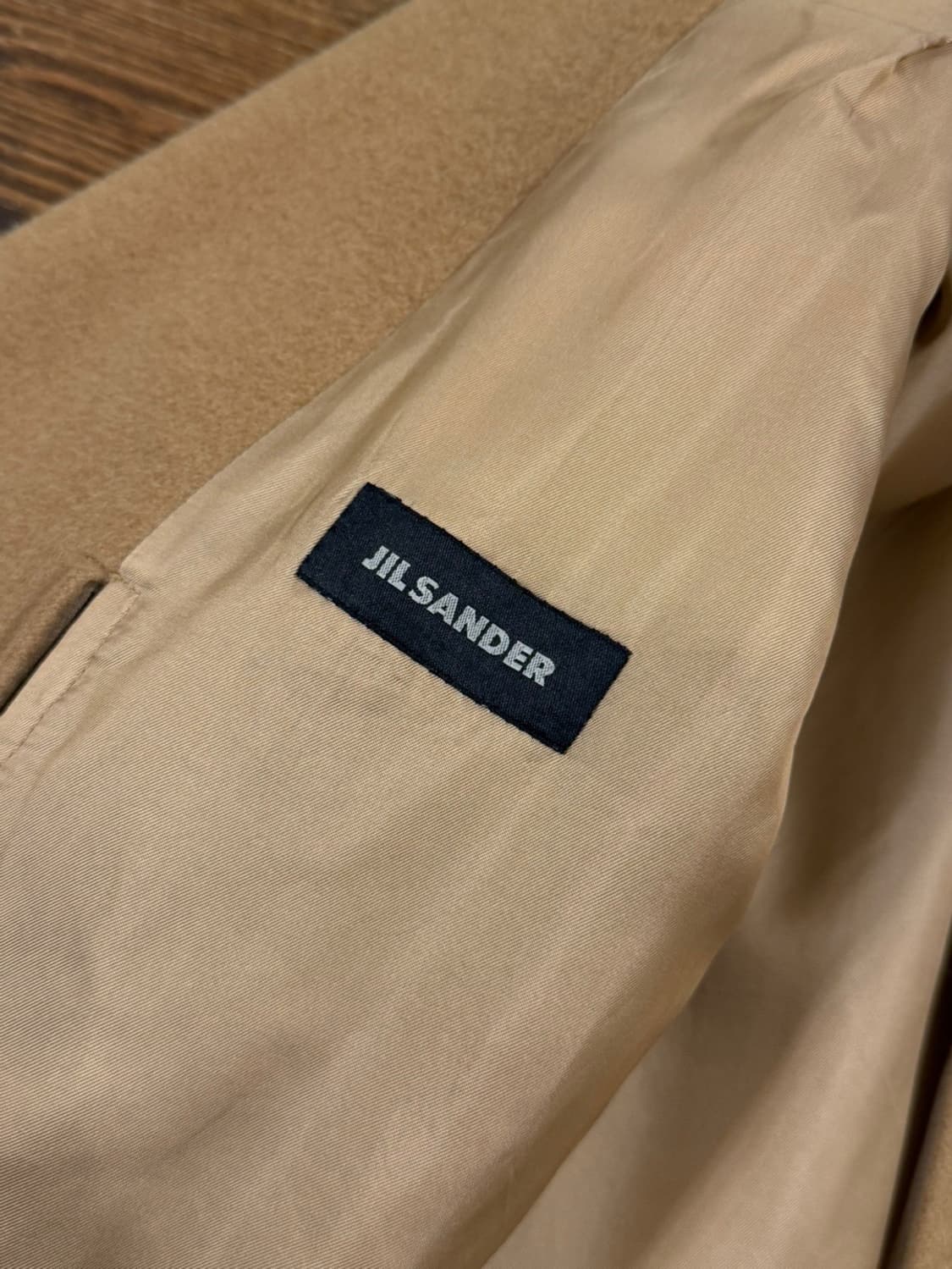 질샌더 카멜 체스터필드 코트 남성100 상품이미지7