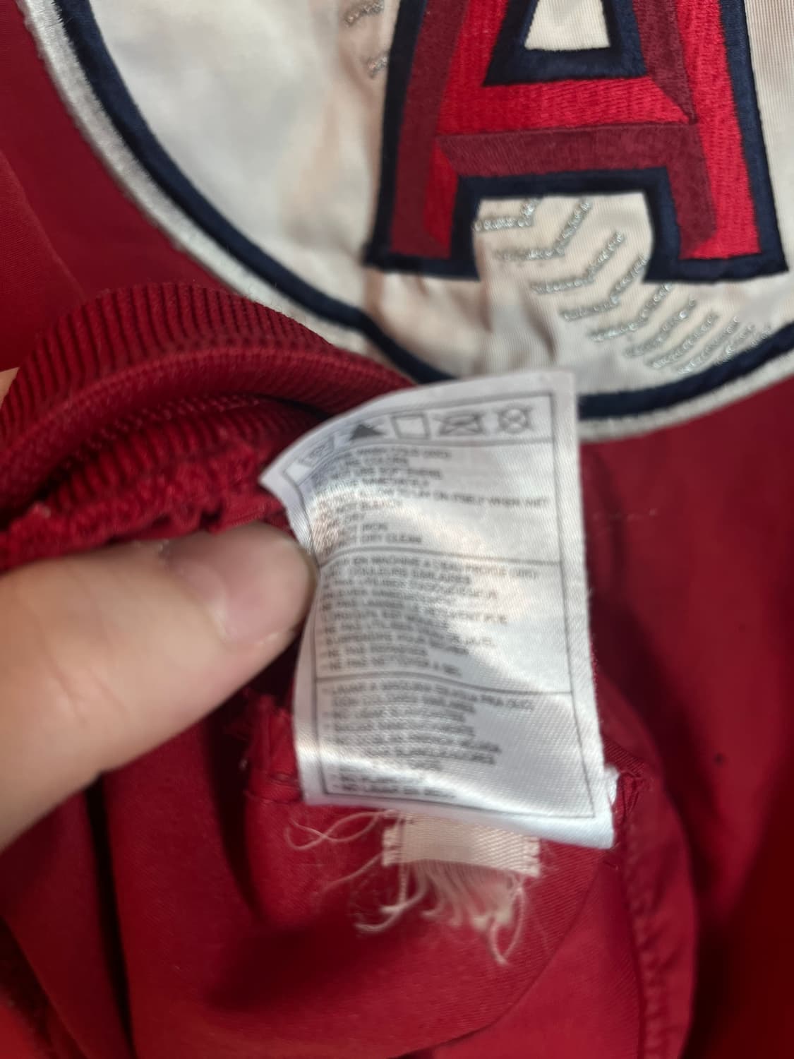 [2XL] 00s 나이키 올드 LA에인절스 바람막이 웜업  상품이미지7