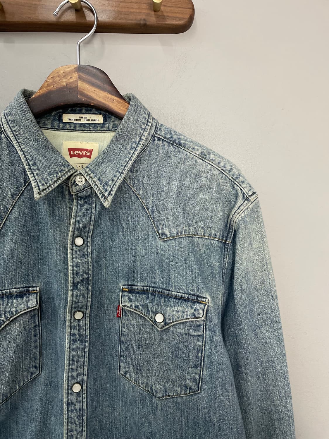 리바이스 웨스턴 데님 셔츠 H2133 상품이미지3