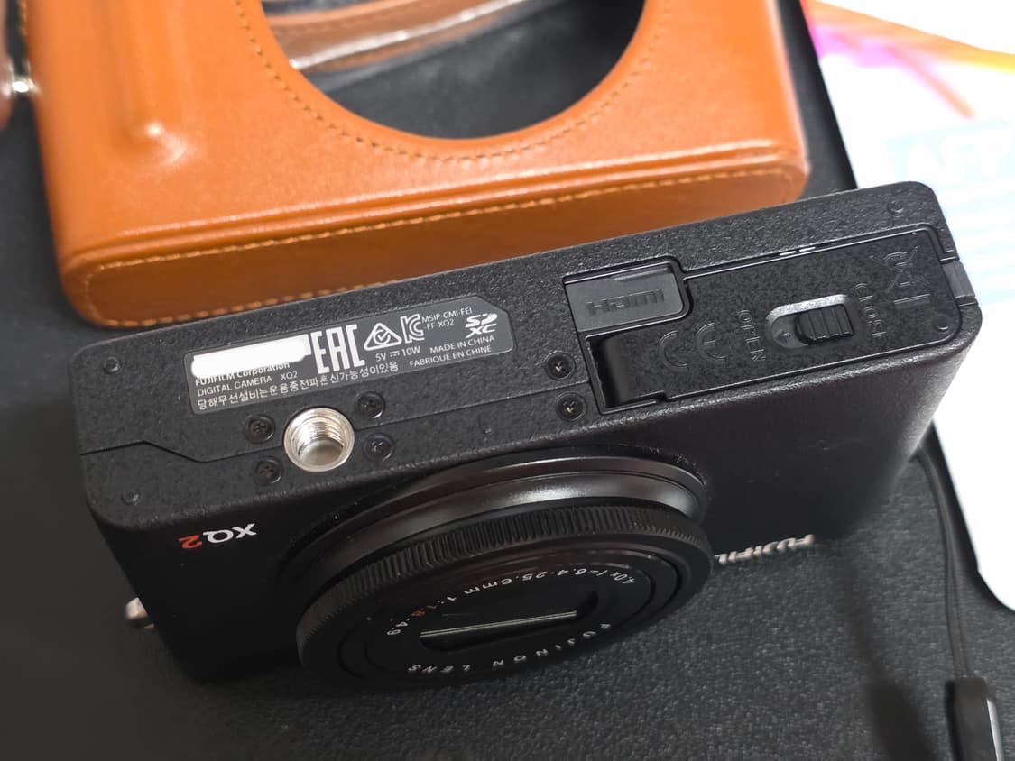후지필름 xq2 디지털 카메라 디카 블랙 판매 (작례O) 상품이미지4