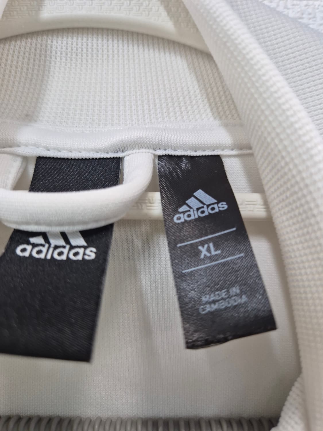 아디다스 화이트 오리지널 트랙탑 져지 /  105(정품) 상품이미지4