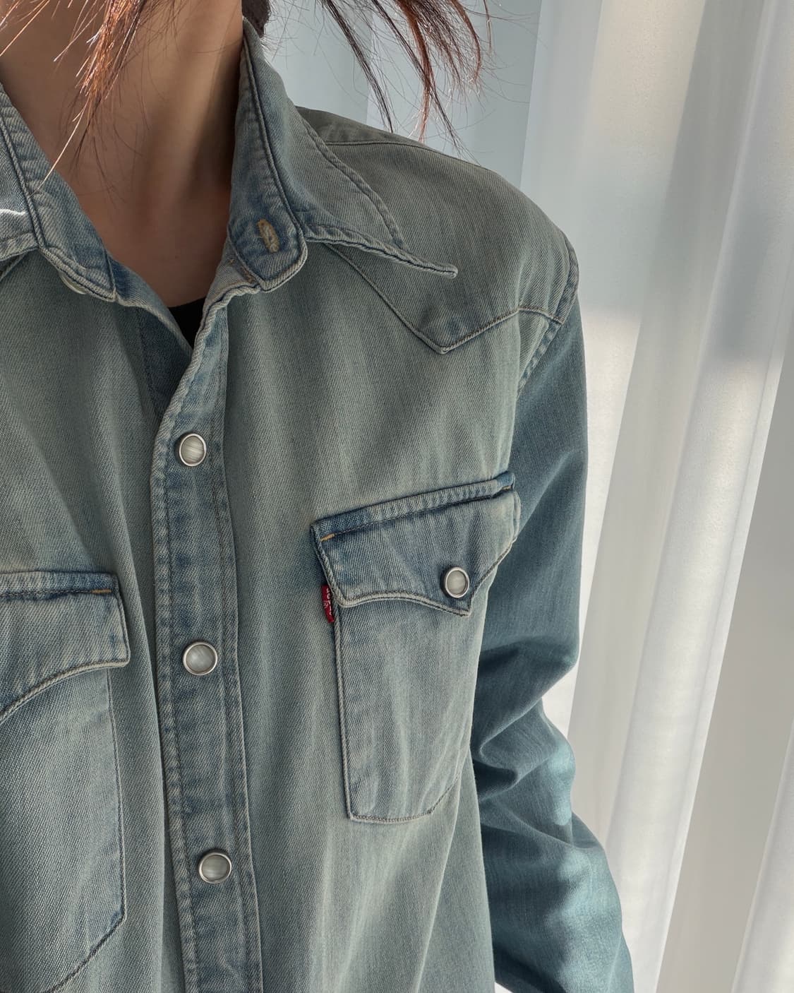 [S]리바이스 Levi's 클래식 웨스턴 데님 셔츠 상품이미지3