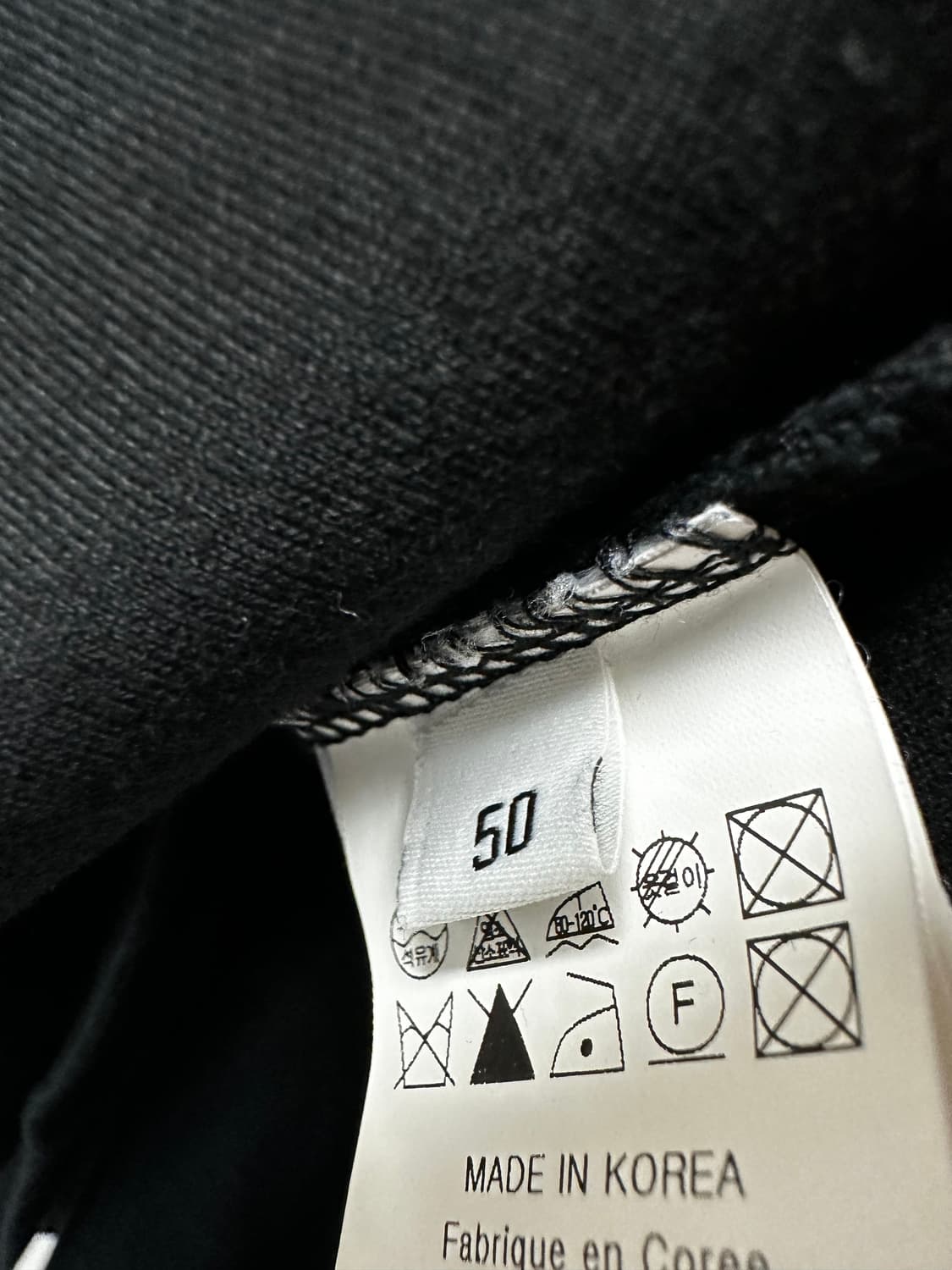 우영미 플라워 프린트 백로고 반팔티 (105) 상품이미지7