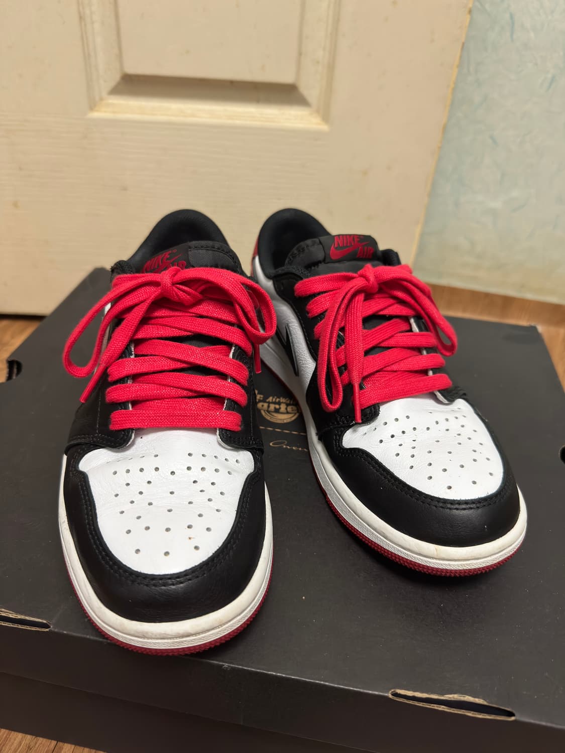 급처)조던1 레트로 로우 OG 블랙토 260 상품이미지1