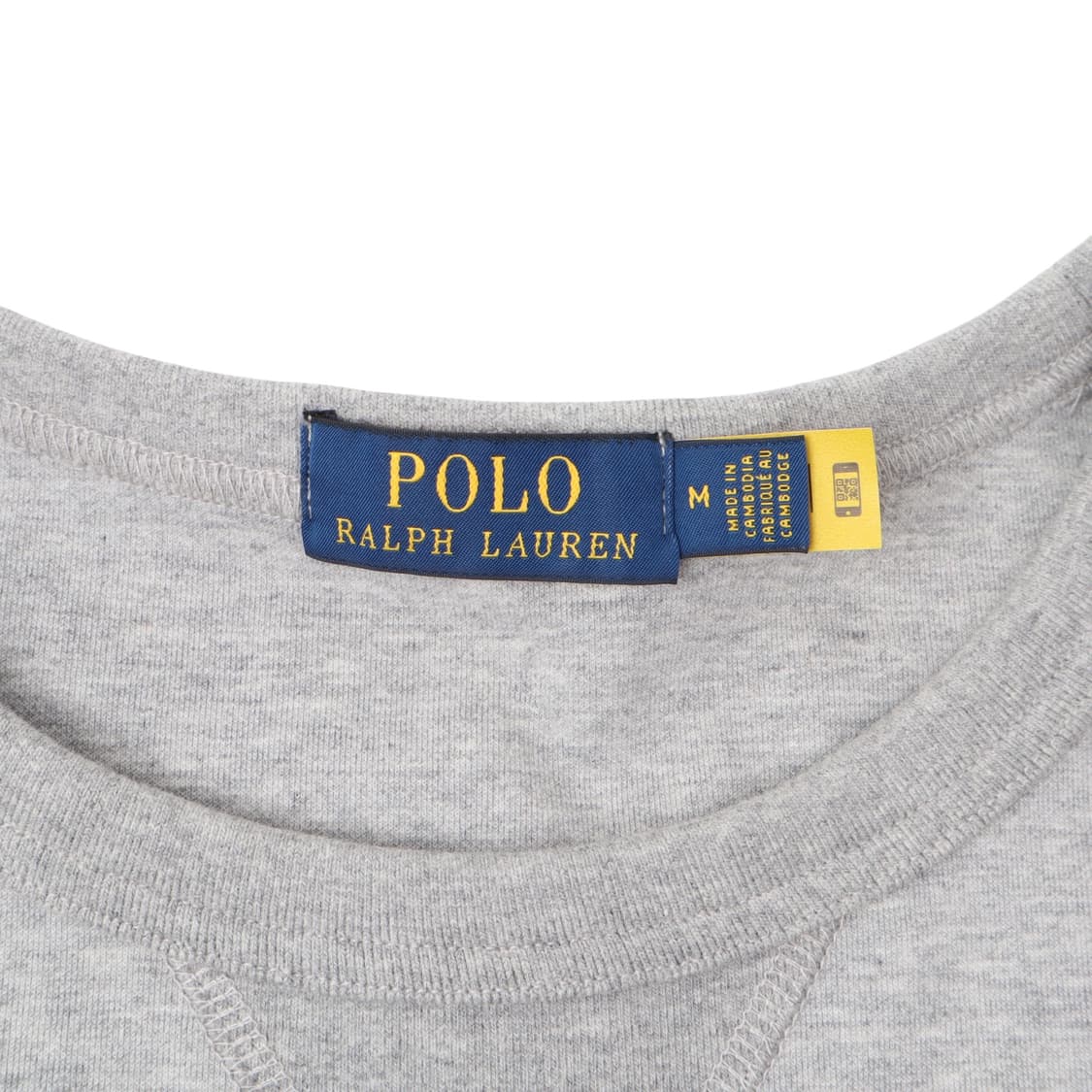 폴로 랄프로렌 QR 그레이 코튼 폴리 스웻셔츠 상품이미지8