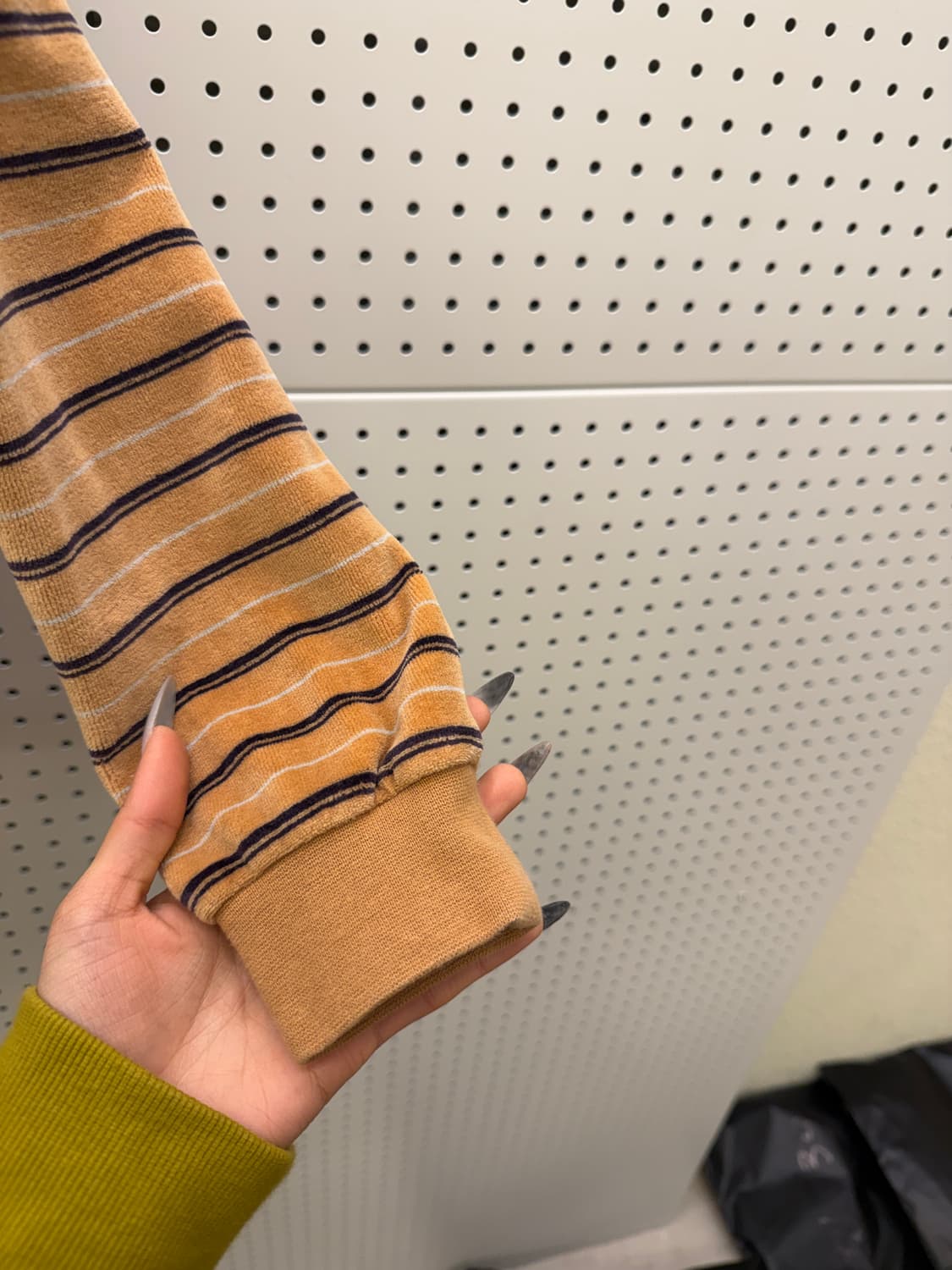 나이키 골프 벨벳 스트라이프 투웨이 집업 U765 상품이미지4