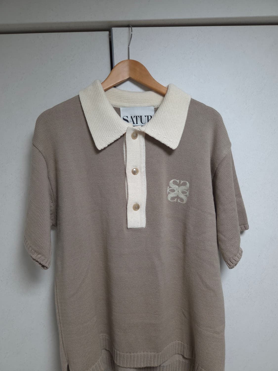 세터 Satur 나폴리 소프트 코튼 폴로 니트 상품이미지5