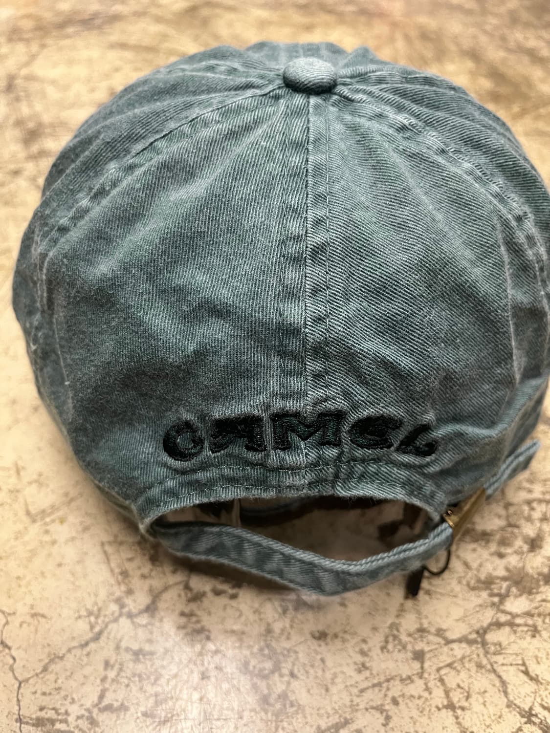 90s 카멜 자수 워싱 볼캡 상품이미지6