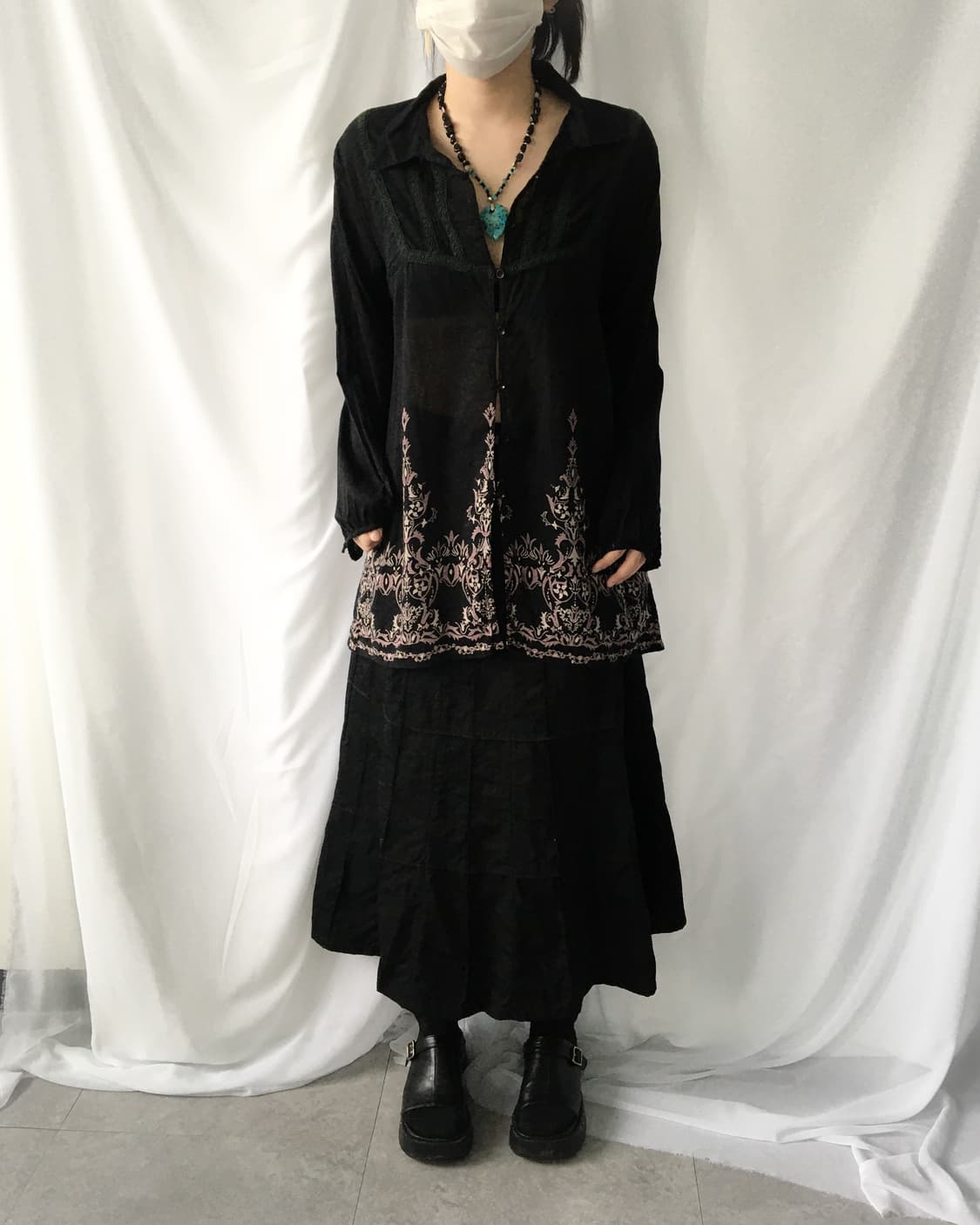 Ethnic mood blouse 상품이미지5