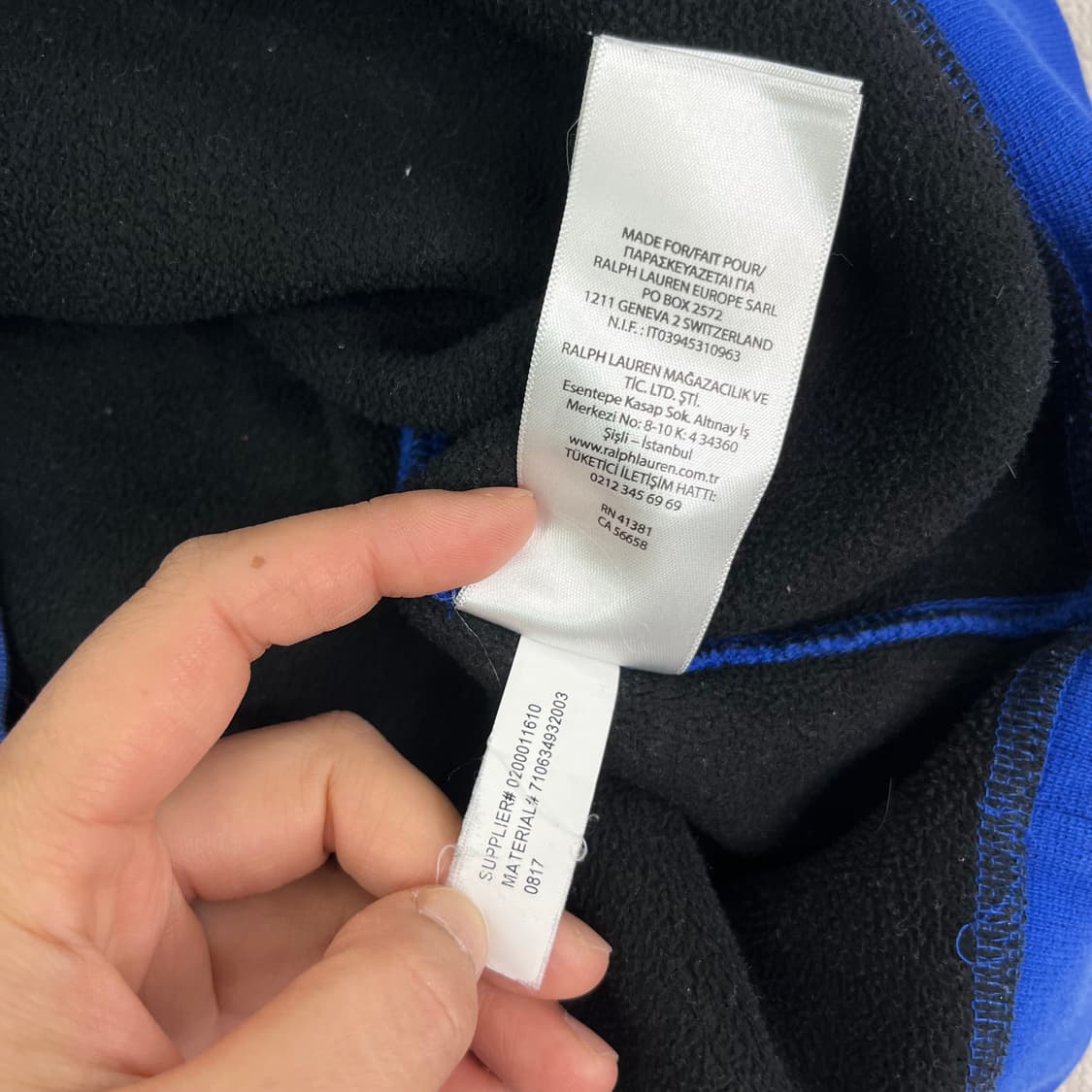 100 폴로 랄프로렌 스몰포니 맨투맨 상품이미지6