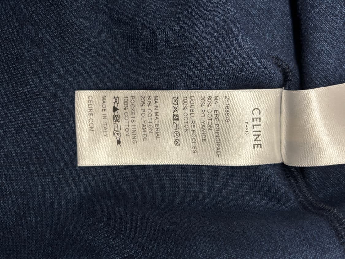 셀린느 트레오페 벨벳 집업 네이비 M 상품이미지7