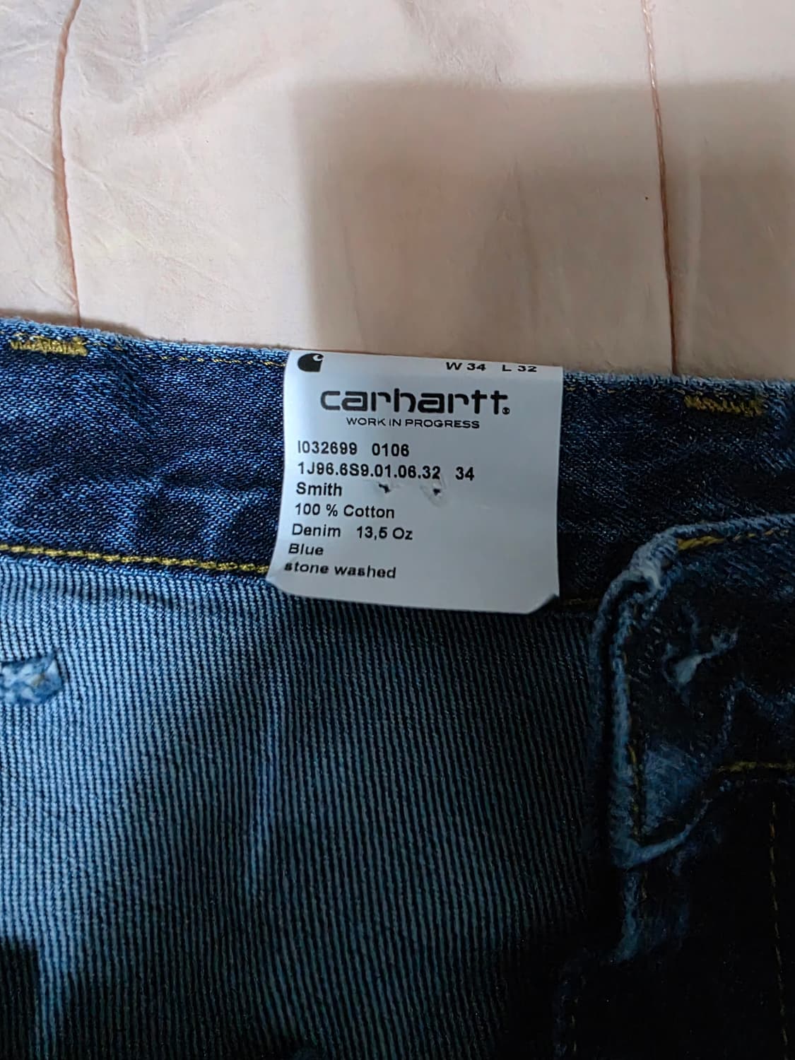 칼하트wip 더블니 34x32 상품이미지3