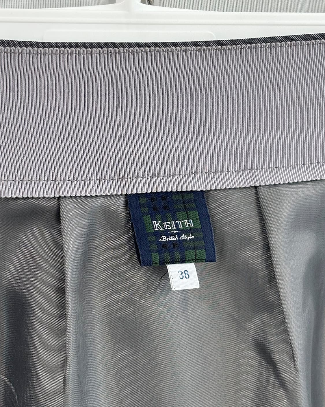KEITH grey polka dot pleated midi skirt 상품이미지7