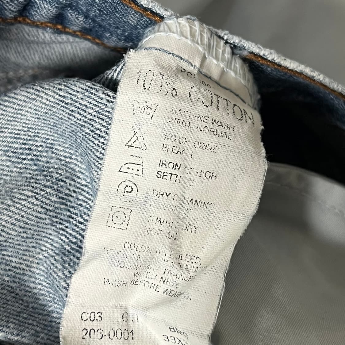 [Levi's] 리바이스 오렌지탭 컷오프 워싱 데미지 데님팬츠 상품이미지4