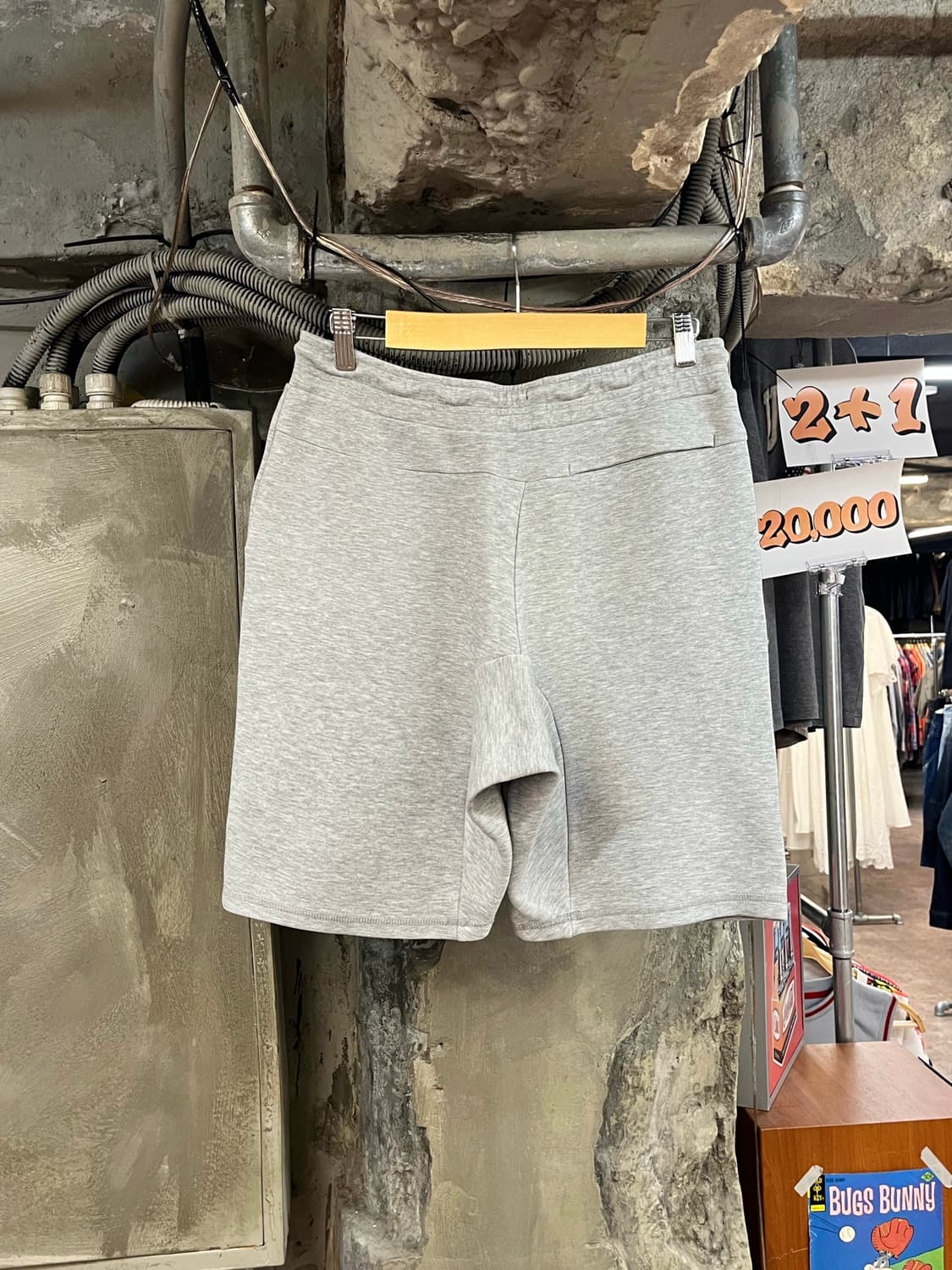 나이키 스웻 하프 팬츠 그레이 L #csz4087 상품이미지2