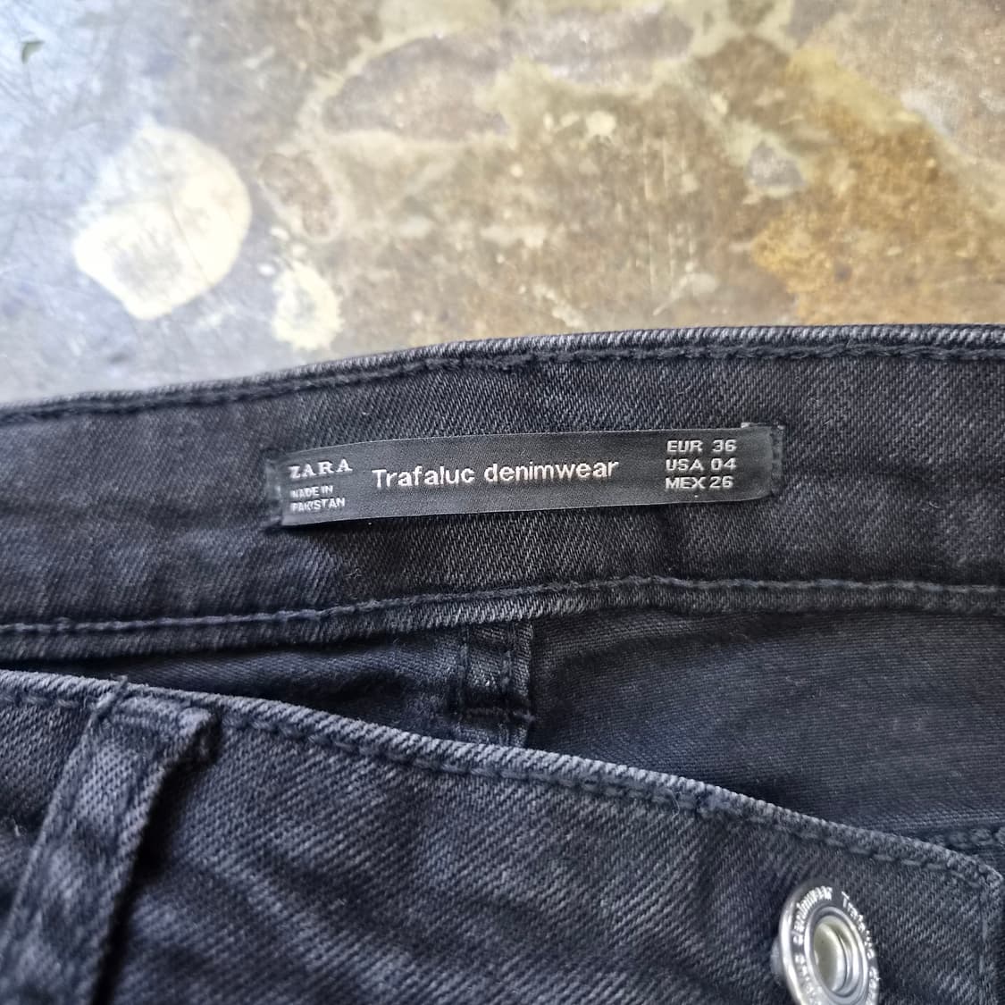 26) ZARA 흑청 데님 팬츠 청바지 상품이미지6