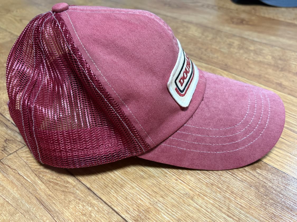 Rrl 로고 패치 트윌 트럭커 캡 핑크 상품이미지5