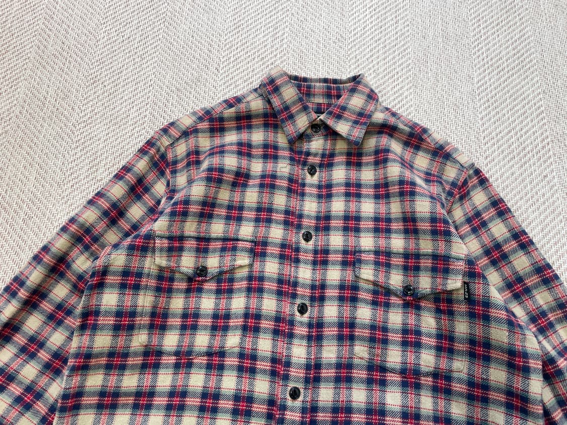빈티지 플란넬 플랩포켓 체크셔츠  J04198 상품이미지3