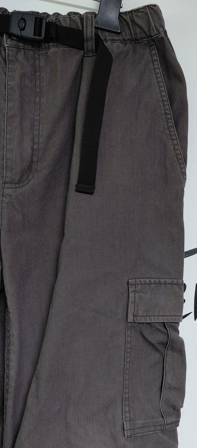 [M] 콜롬비아 빈티지 고프코어 웨빙벨트 카고 팬츠 차콜 상품이미지4