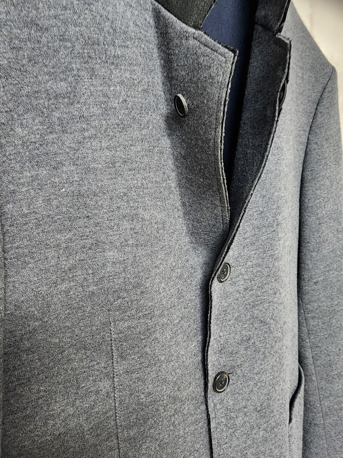 타임울 소재 블레이저 자켓 상품이미지4