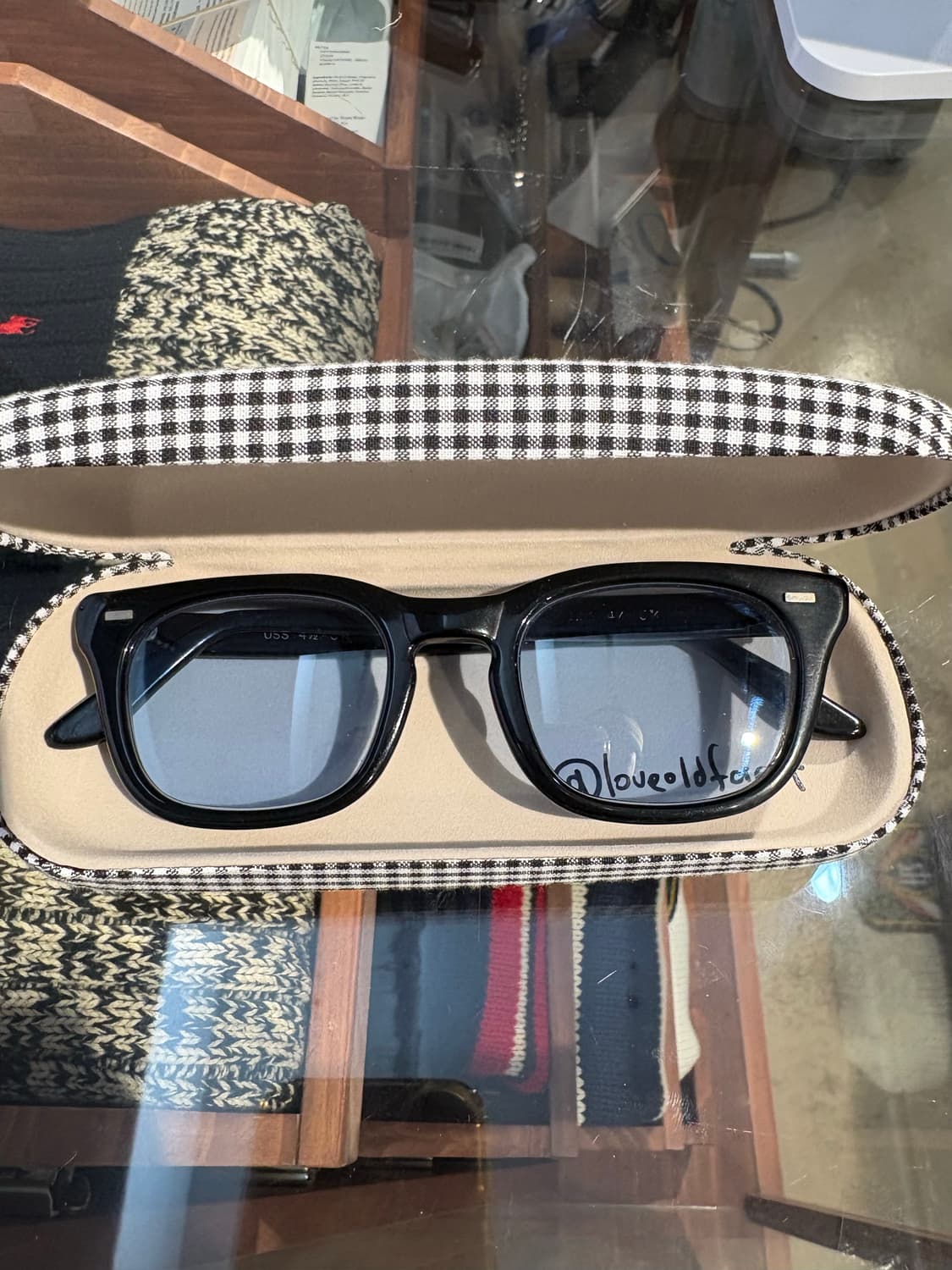 70s uss 2세대 미군 안경 48*22 상품이미지4