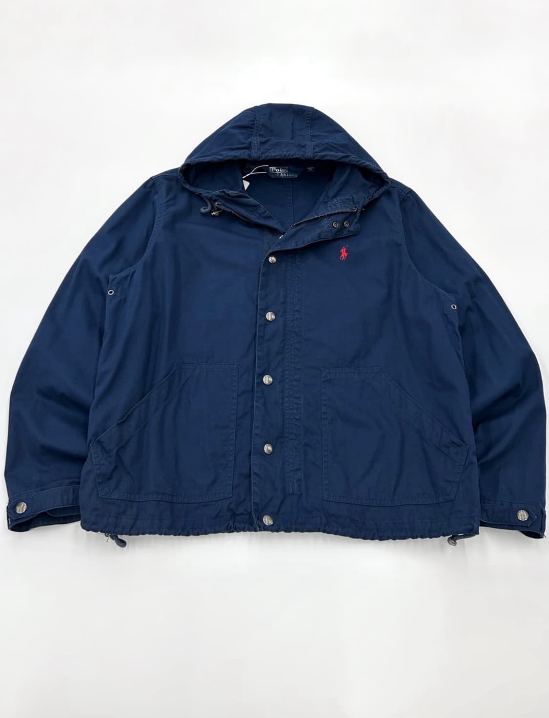 POLO 폴로 00s 레드포니 코튼 후드 자켓 네이비 상품이미지2