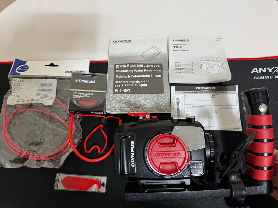 올림푸스 tough tg-2 디카 + tough pt-053 방수하우징 상품이미지1