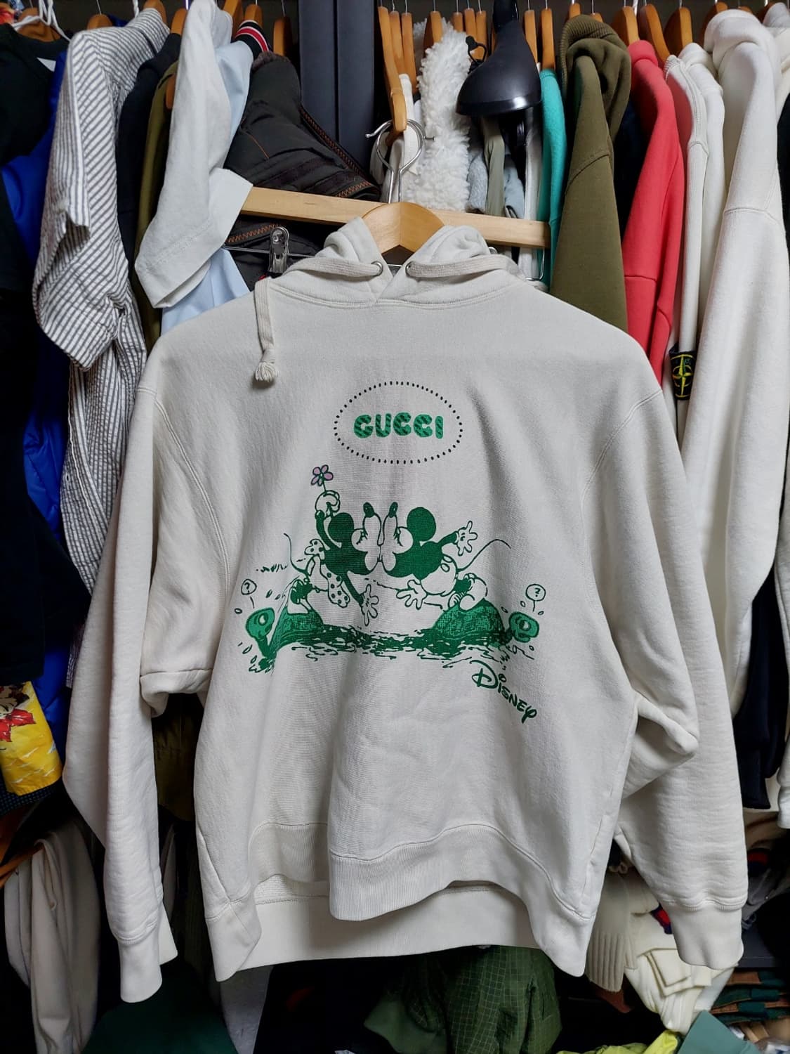 구찌 디즈니 미키마우스 후드티 m 정품검수완료 상품이미지1