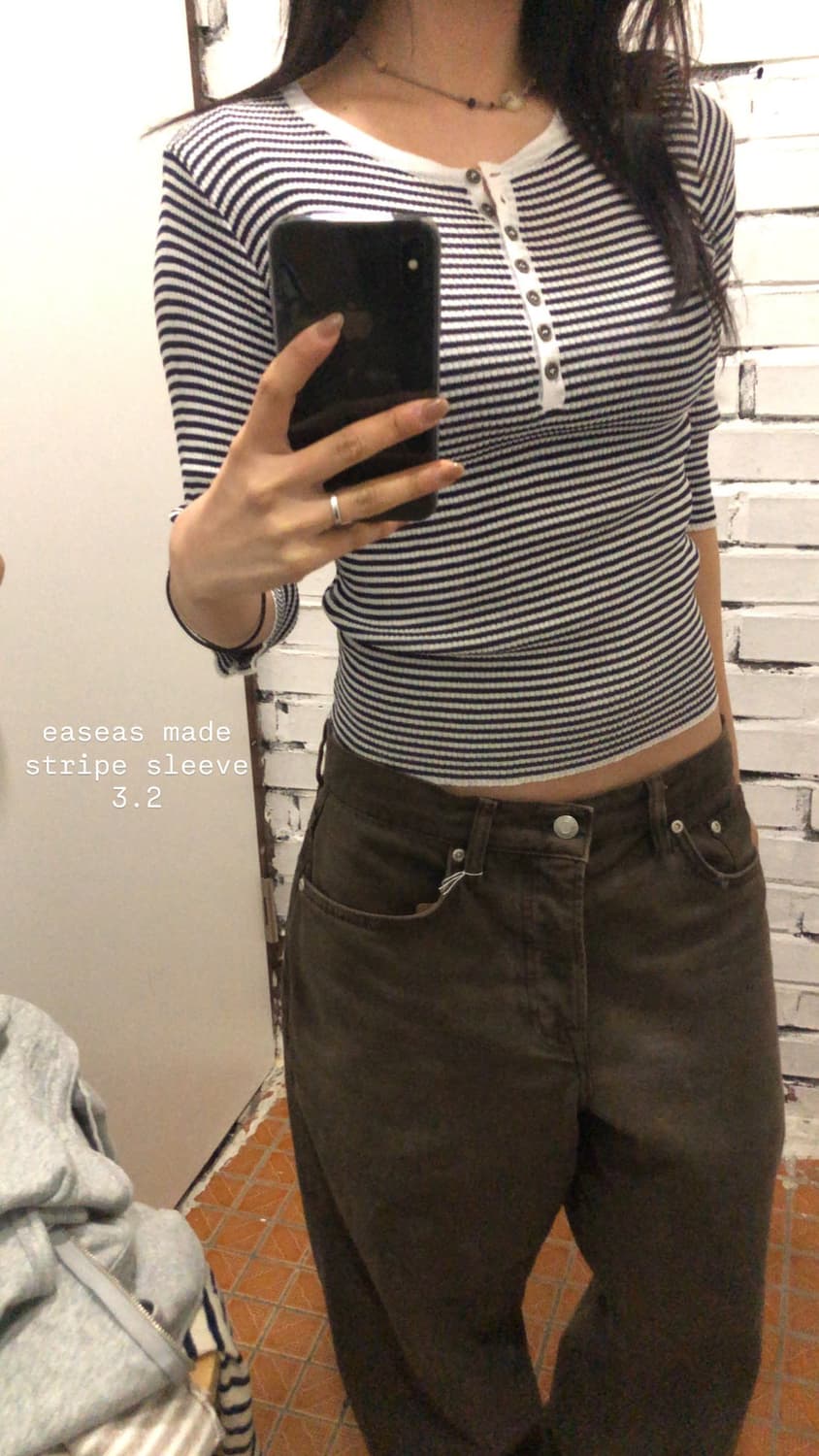 easeas 스트라이프 니트 상품이미지1